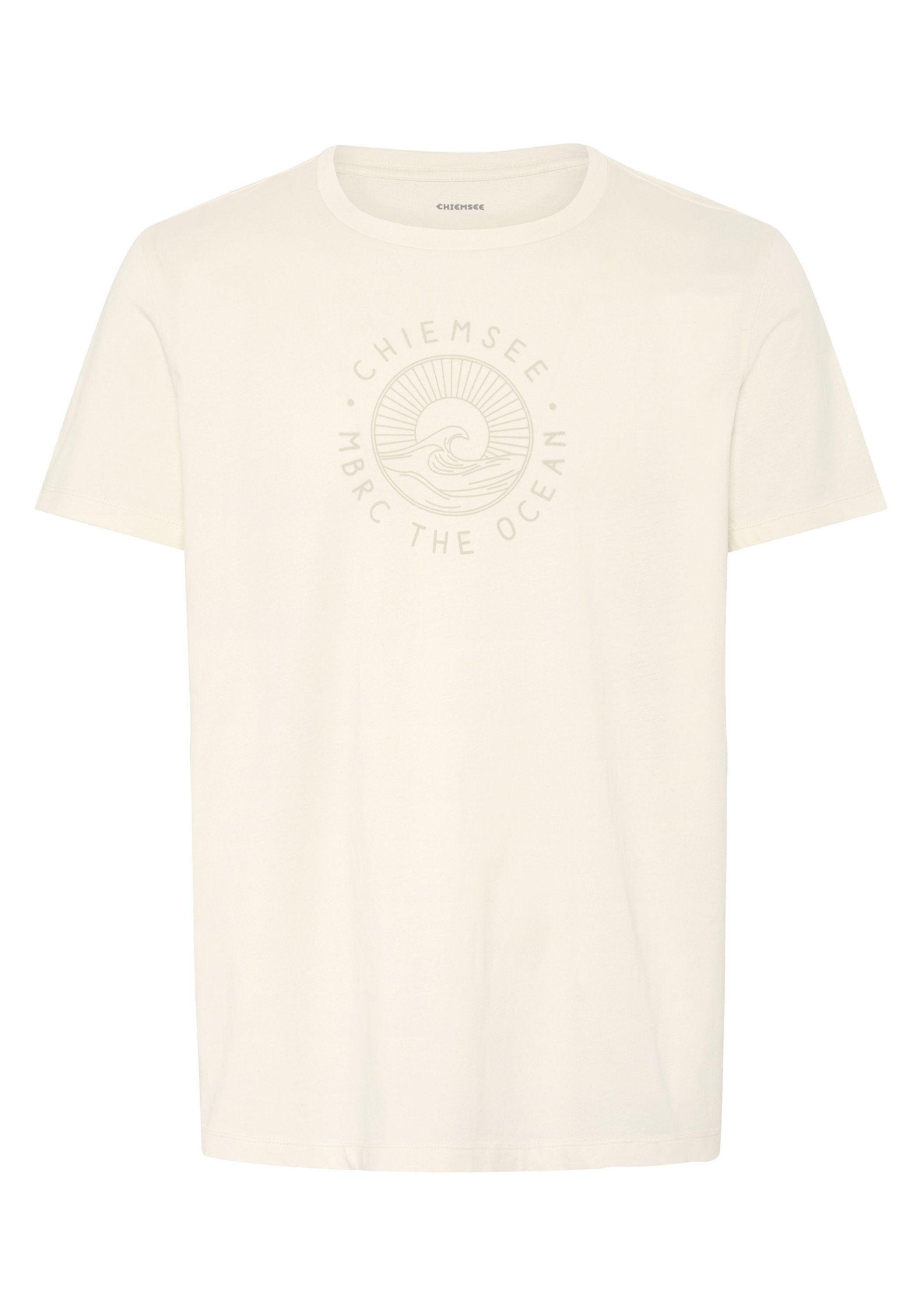 Print-Shirt T-Shirt mit Wellenmotiv 1