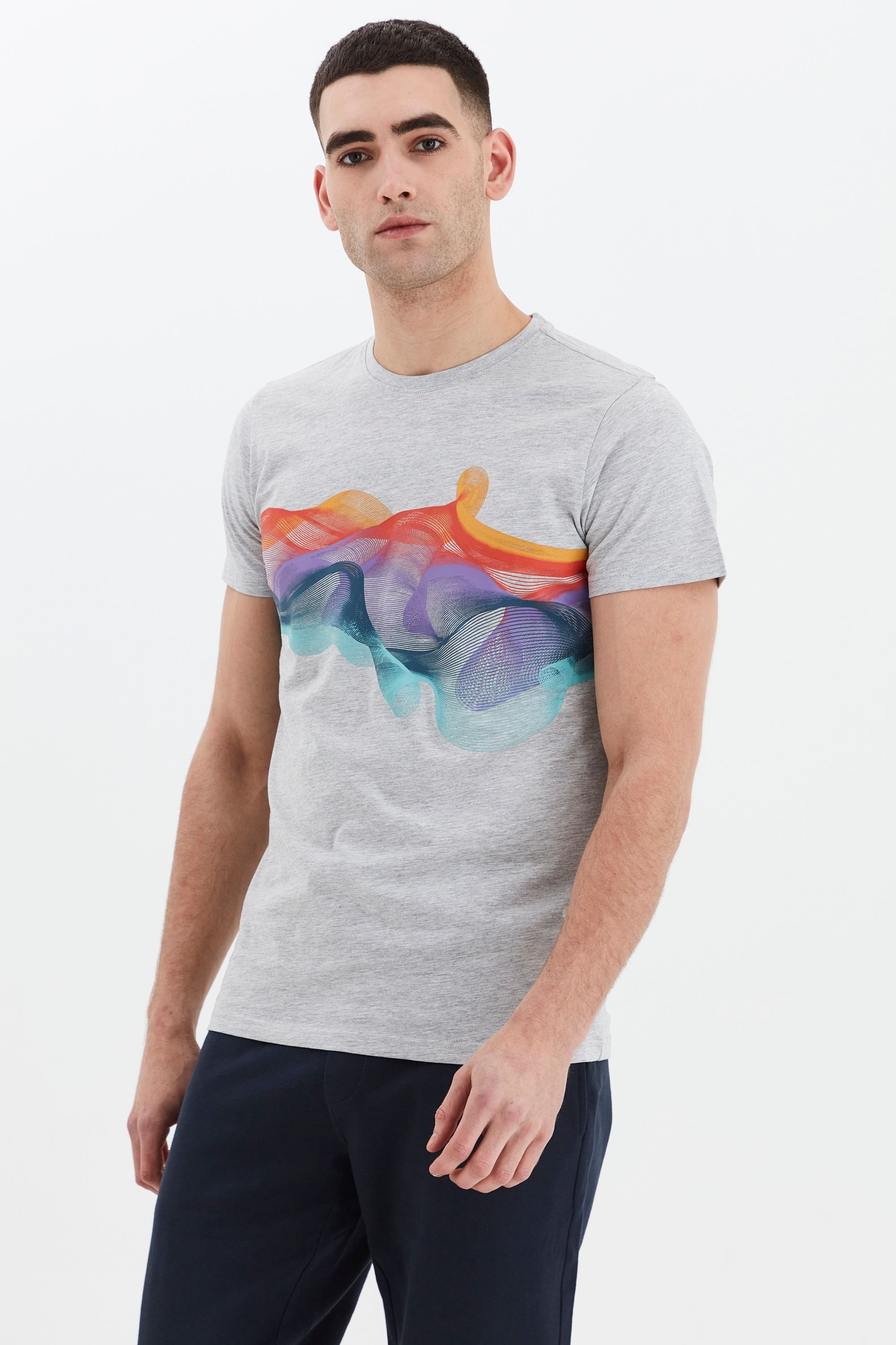 !Solid Print-Shirt SDPedro T-Shirt mit Print
