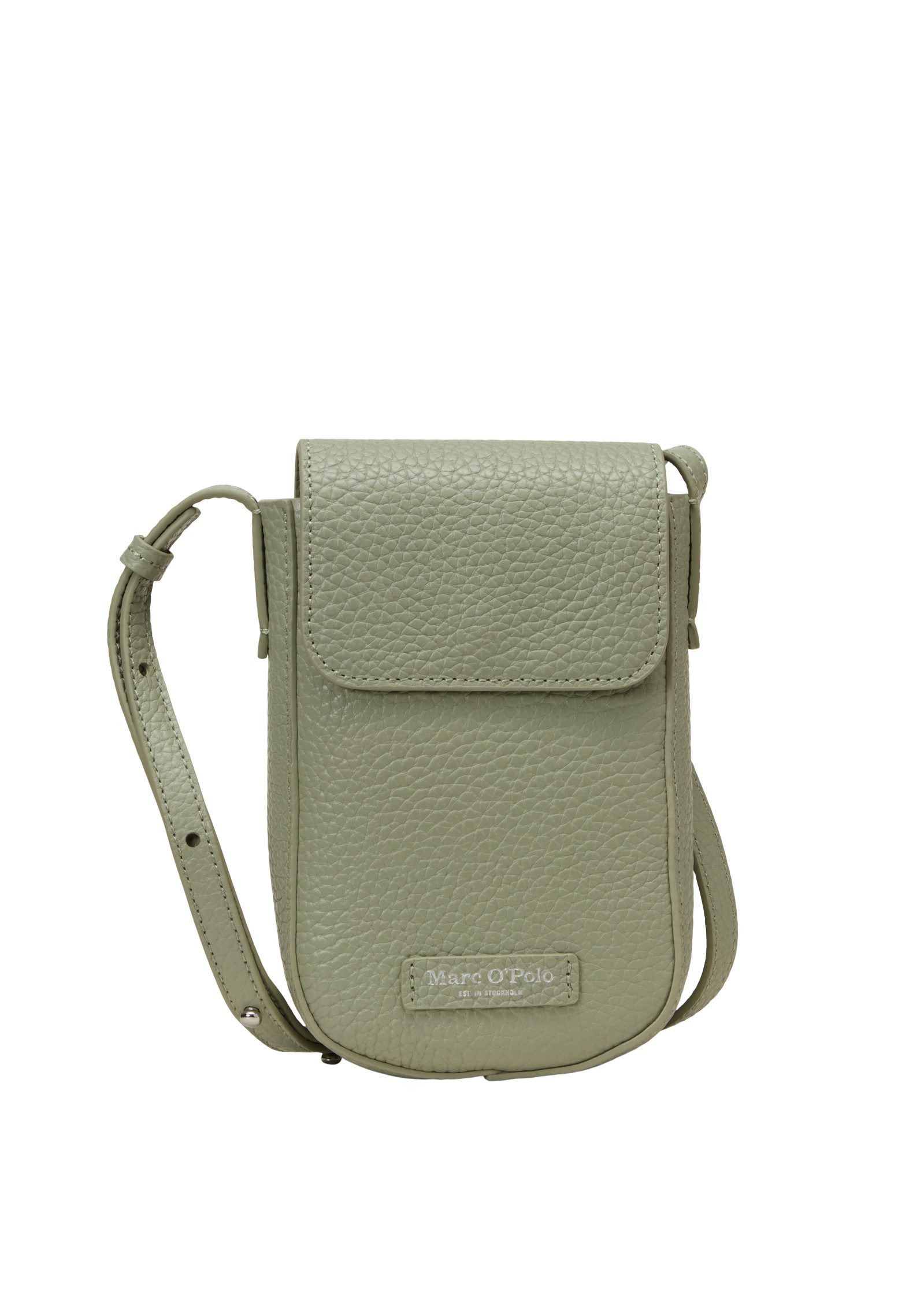 Marc O'Polo Handytasche aus genarbtem Rindleder