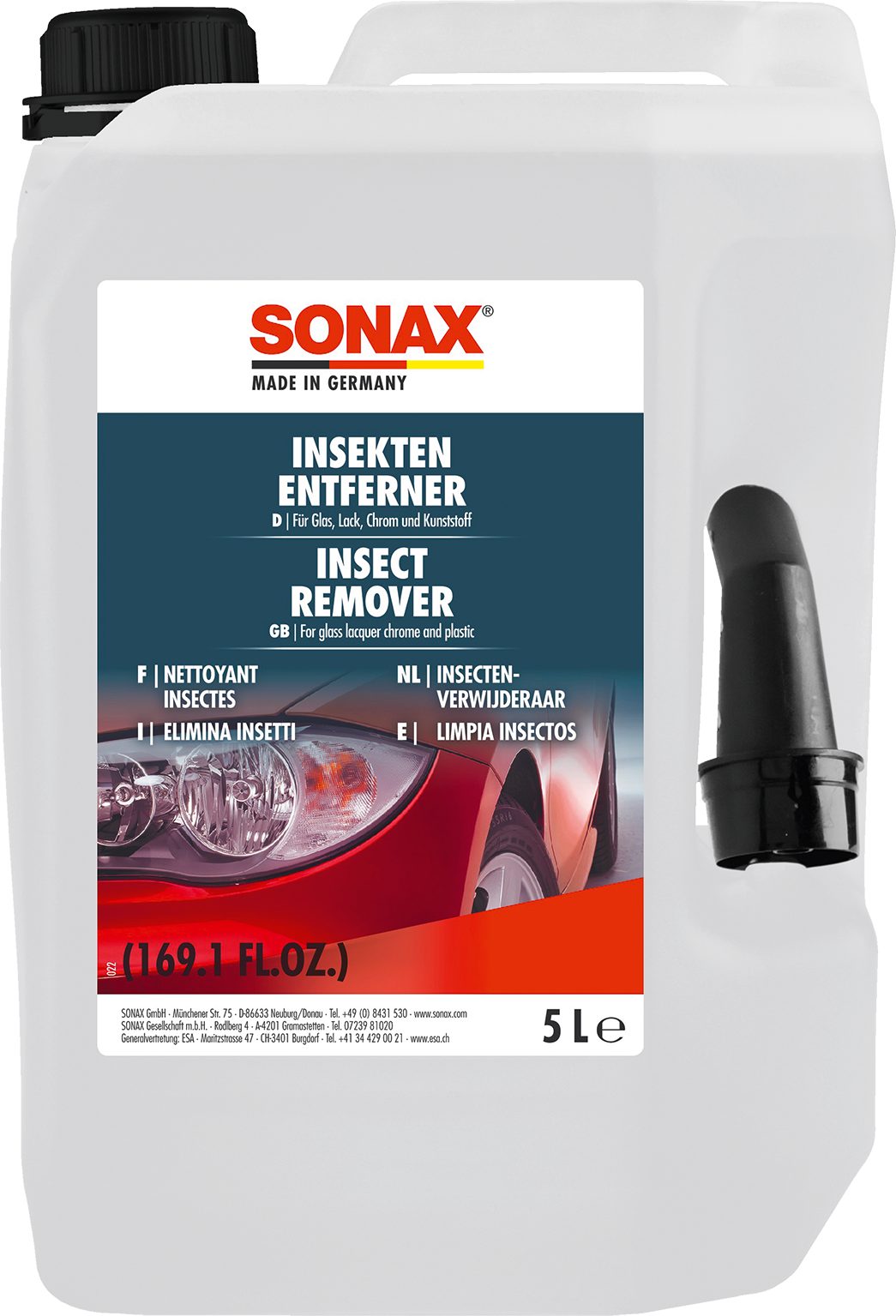SONAX InsektenEntferner 5 L Auto-Reinigungsmittel