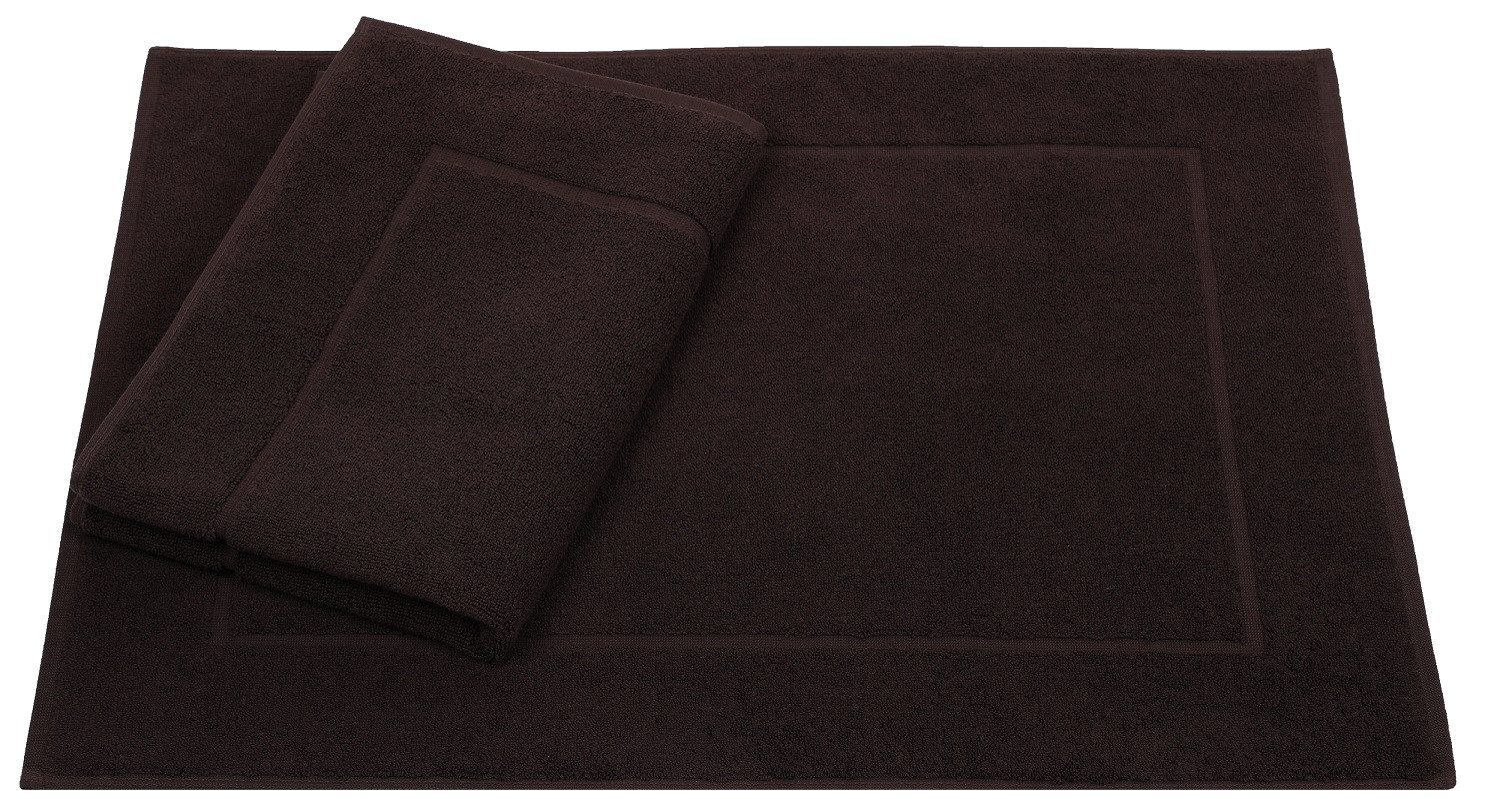 Betz Badematte 2 Stück Badvorleger Premium Badteppich Größe 50x70 cm, unbeschichtet, beidseitig nutzbar, beidseitig nutzbar, Baumwolle, Qualität 650g/m² – Bild 2 von 5