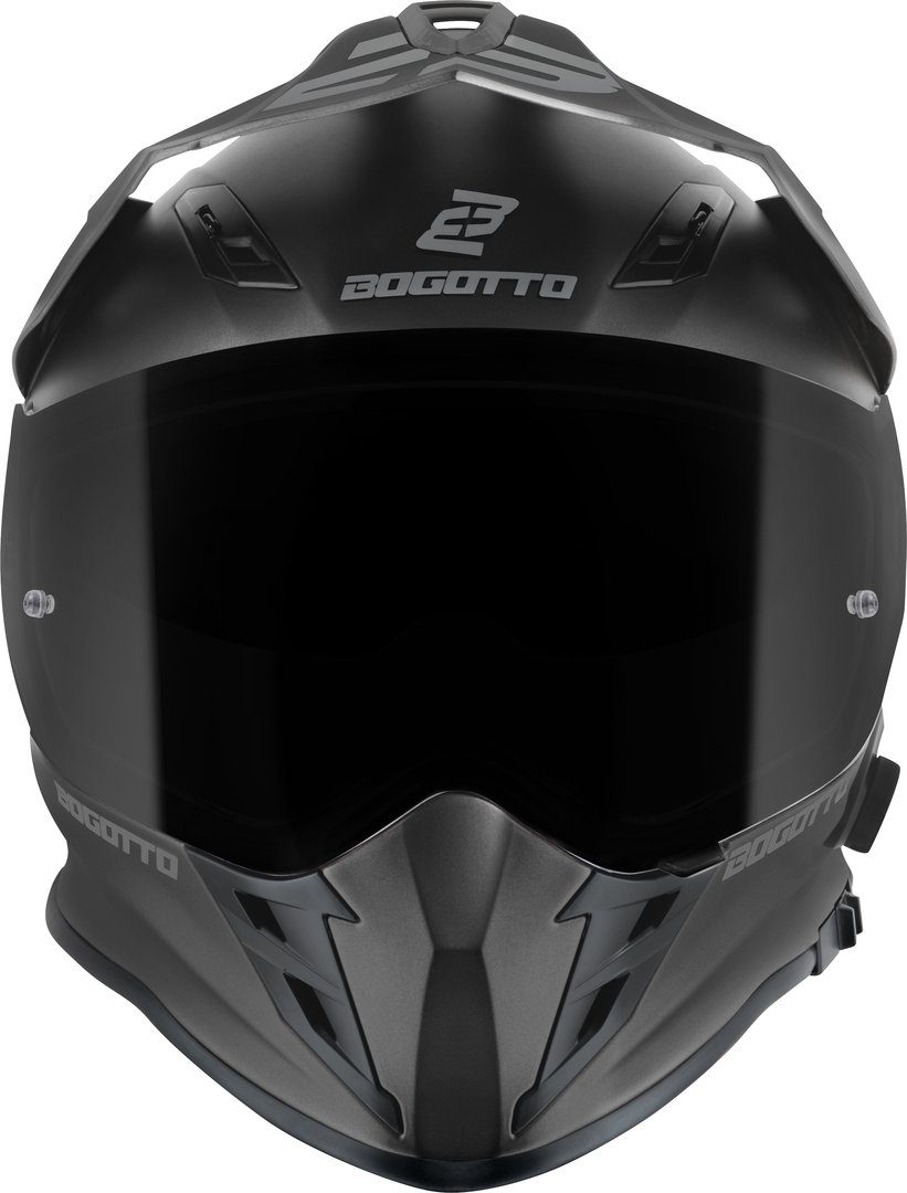 Bogotto Motocrosshelm H331 BT Bluetooth Enduro Helm, Integriertes Kommunikationssystem,geeignet Für Brillenträger,vorb – Bild 4 von 5