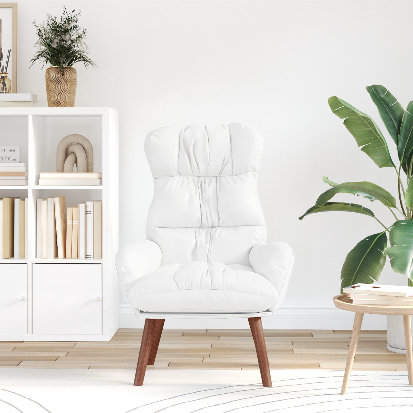 vidaXL Sessel Relaxsessel Weiß Kunstleder (1-St) günstig online kaufen
