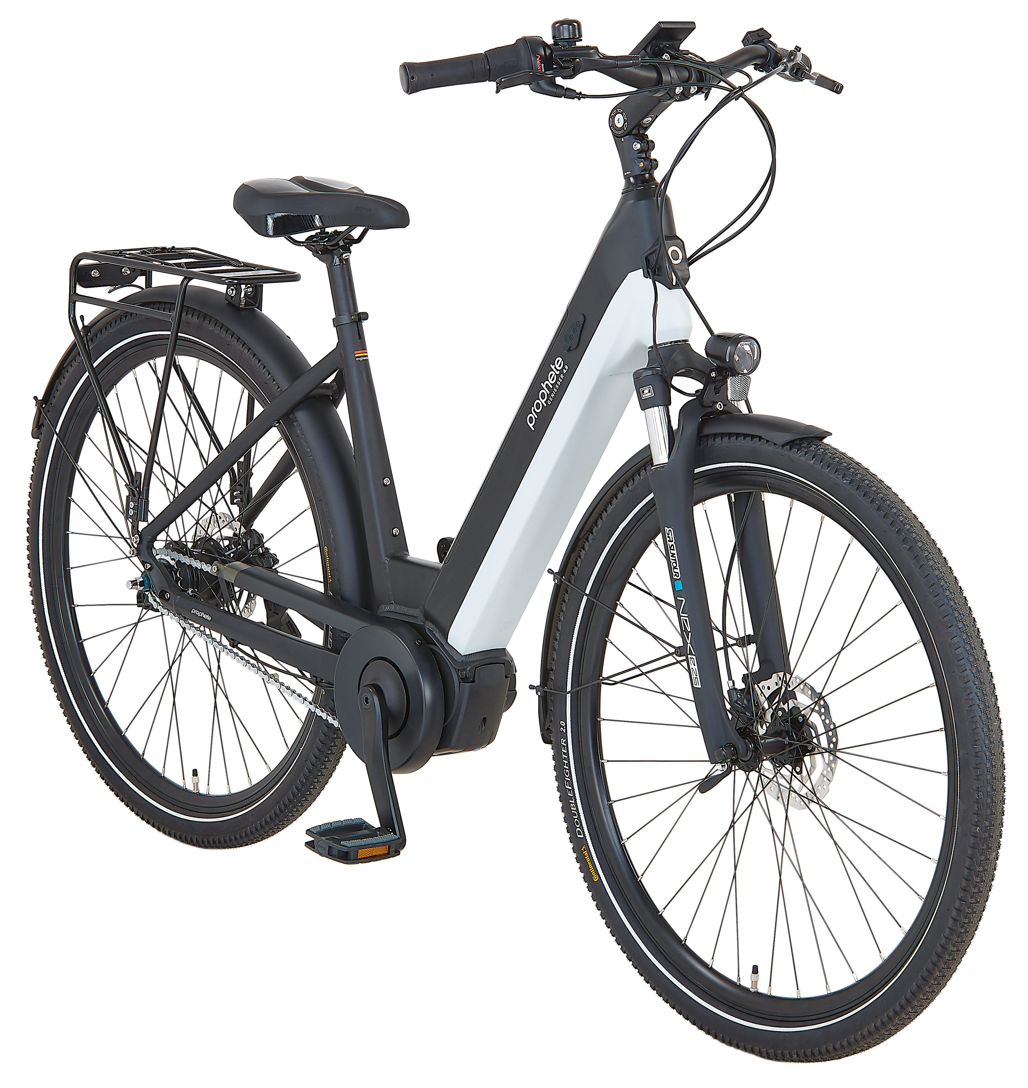 Prophete E-Bike Cityrad Geniesser 4.8, 7 Gang Shimano Nexus Schaltwerk, Nabenschaltung, Mittelmotor, 540 Wh, Pedelec, Elektrofahrrad für Damen u. Herren