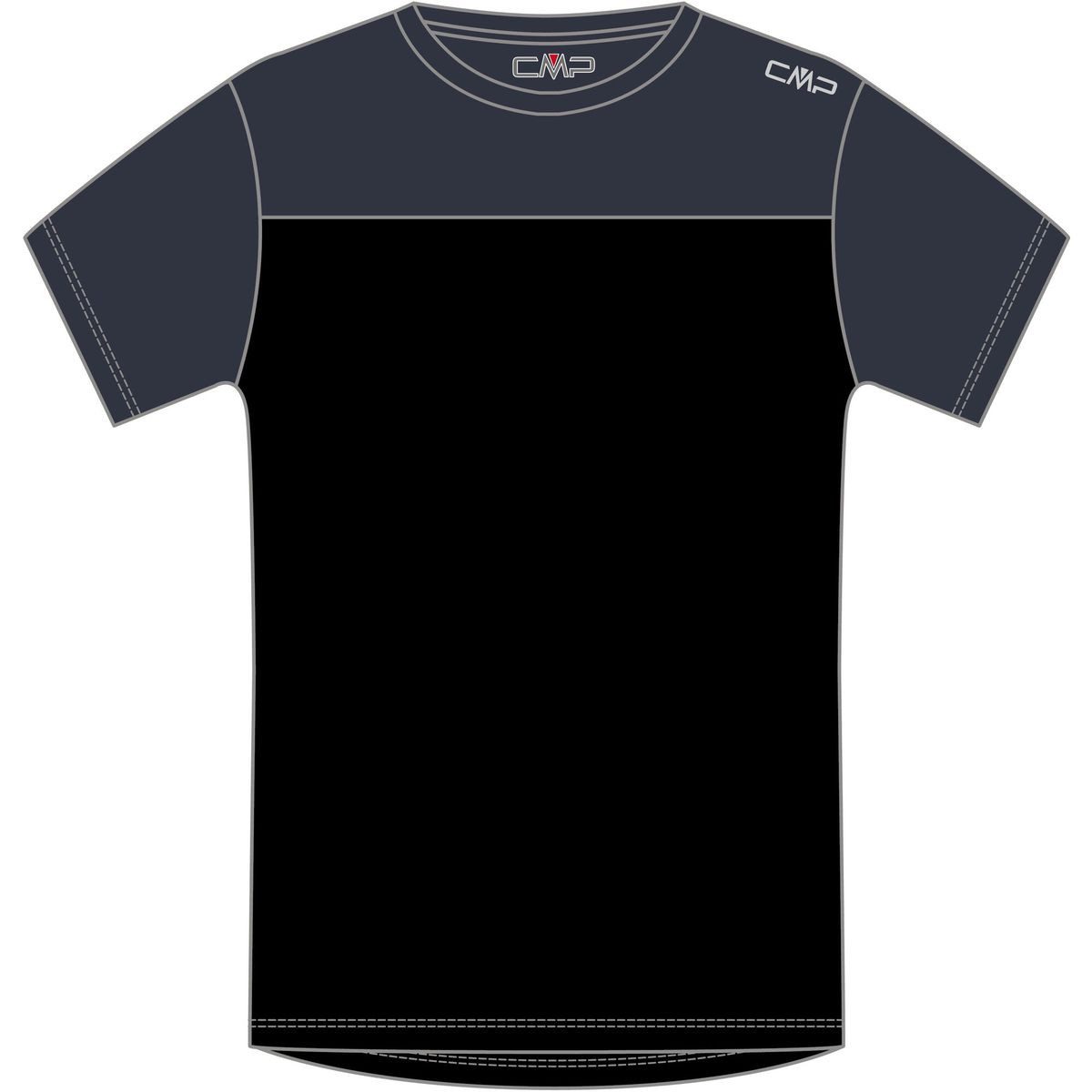 CMP Kurzarmshirt MAN T-shirt Hochwertiges Funktionsshirt für Herren aus Merinowolle, ideal für