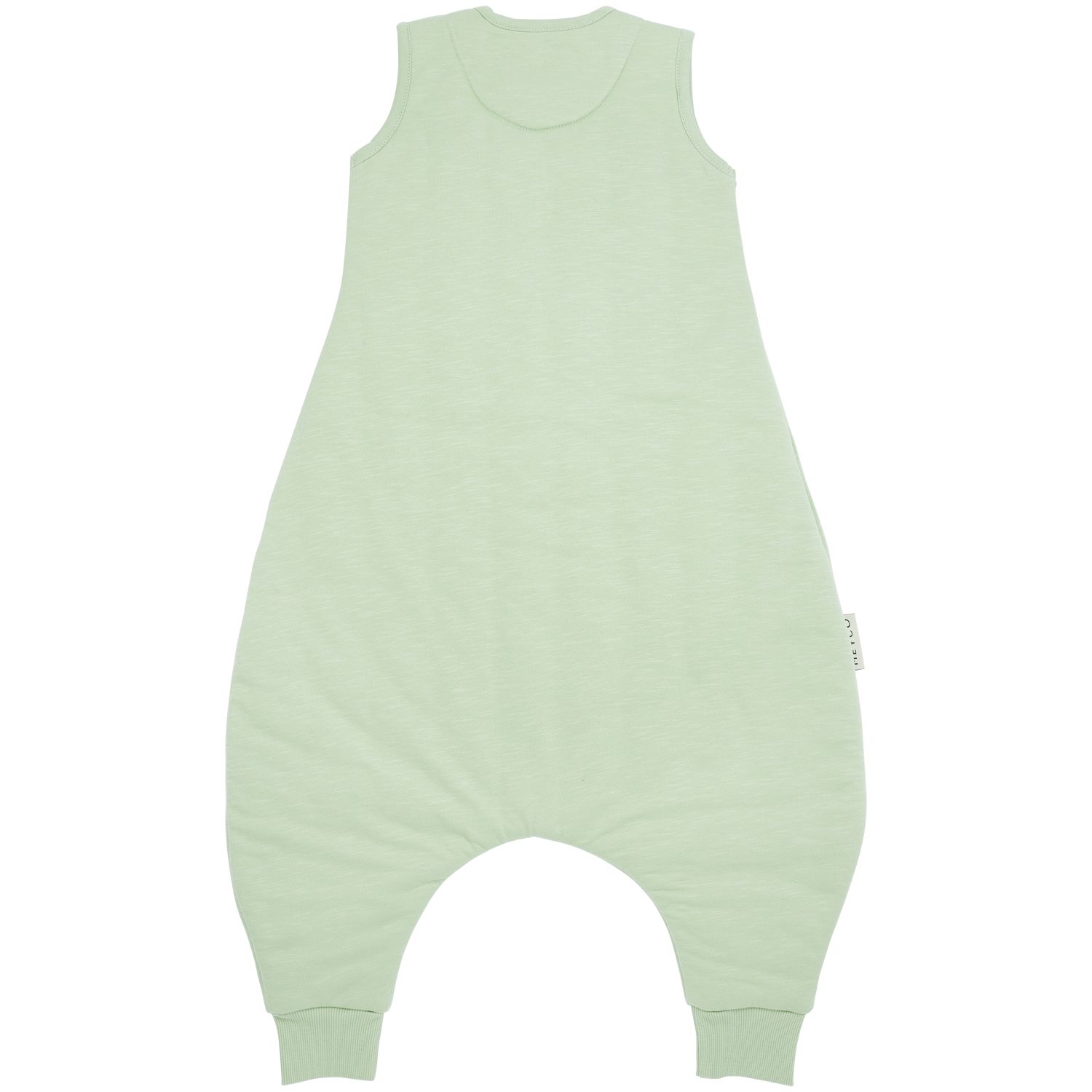 Meyco Baby Babyschlafsack Slub Soft Green (100% Baumwolle, 1 tlg), 80cm – Bild 3 von 5