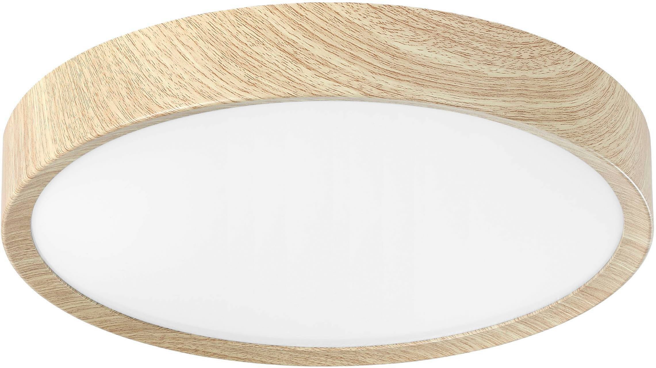 EGLO Deckenleuchte Musurita Deckenlampe, Deckenleuchte aus Metall und Holz, günstig online kaufen