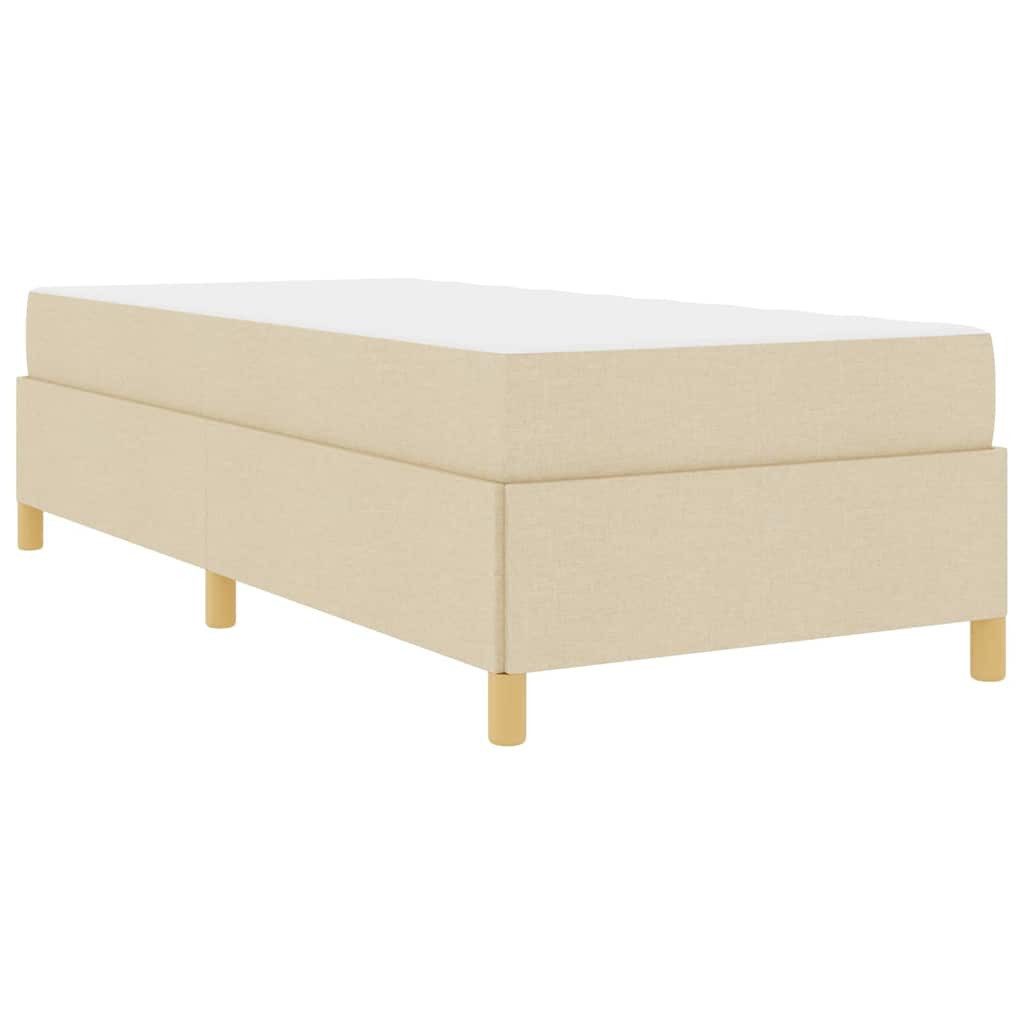 vidaXL Bett Boxspringbett mit Matratze Weiß günstig online kaufen