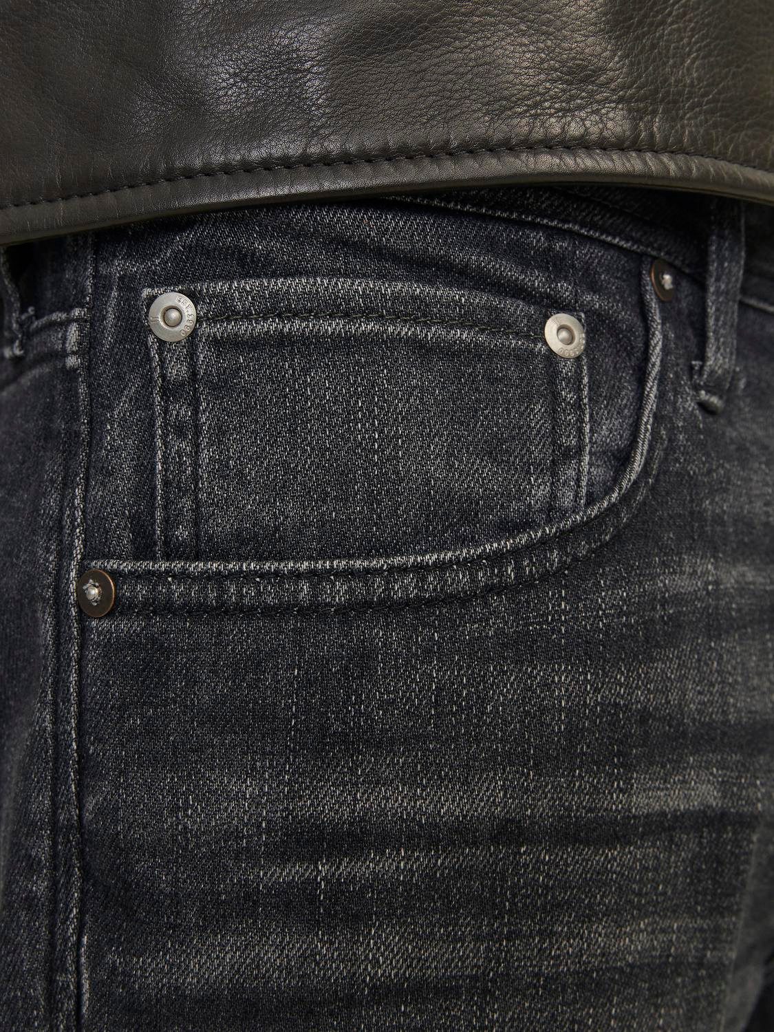 Jack & Jones Regular-fit-Jeans JJICLARK mit Used-Look und Stretch für den Alltag mit Abriebeffekten