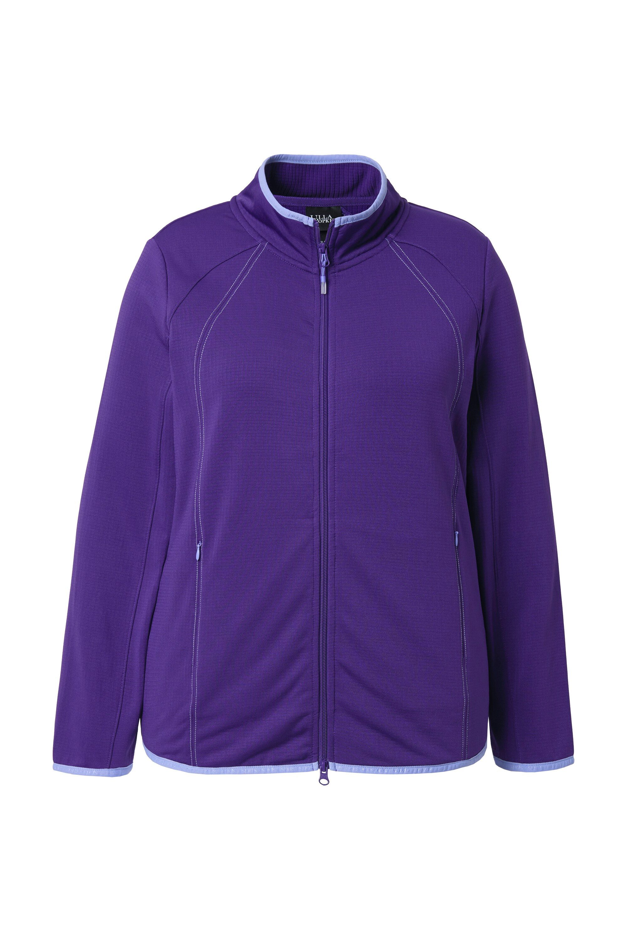 Ulla Popken Sweatjacke Funktions-Sweatjacke Stehkragen Langarm recycelt günstig online kaufen