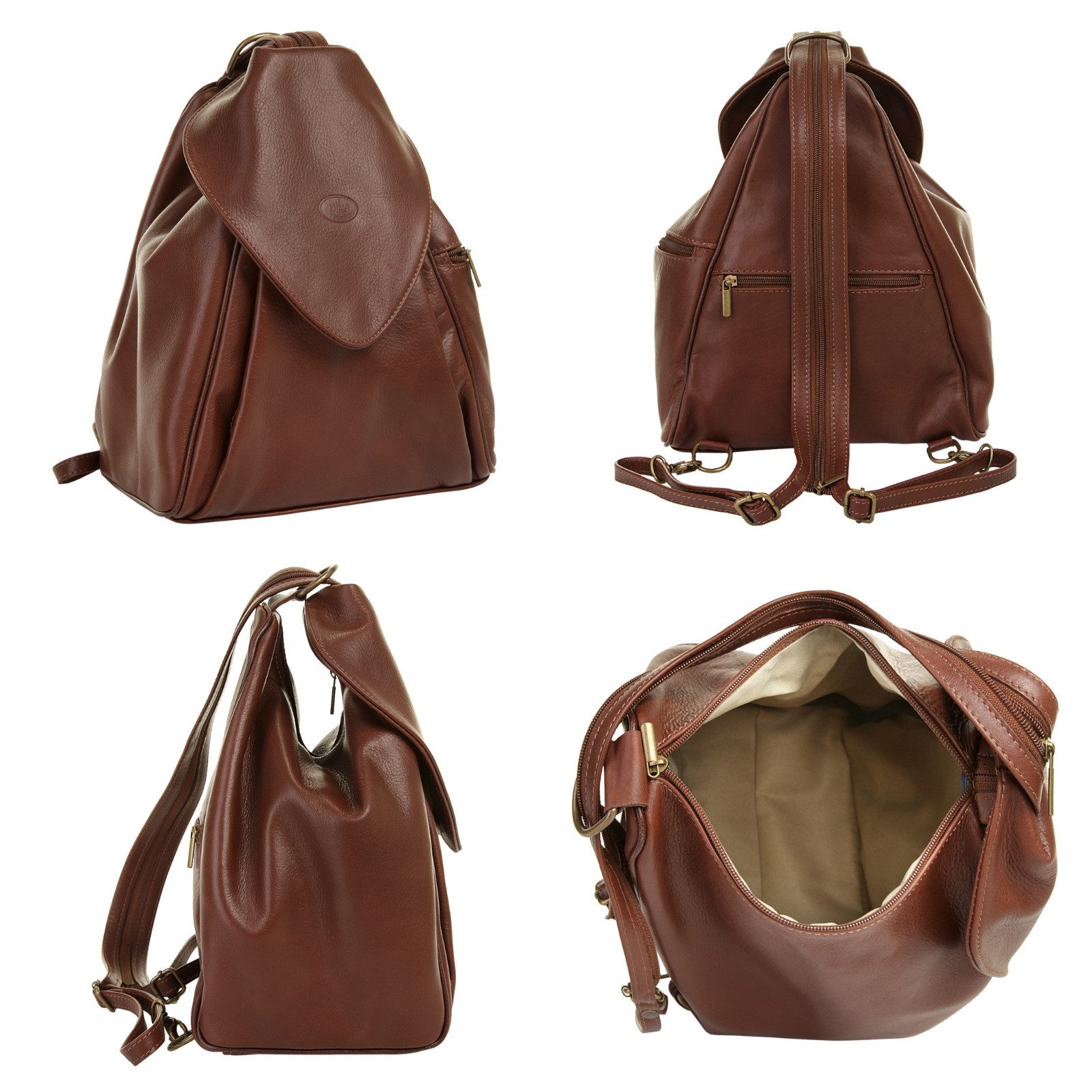 Piké Cityrucksack ANNA MARIA, echt Leder, Made in Italy günstig online kaufen