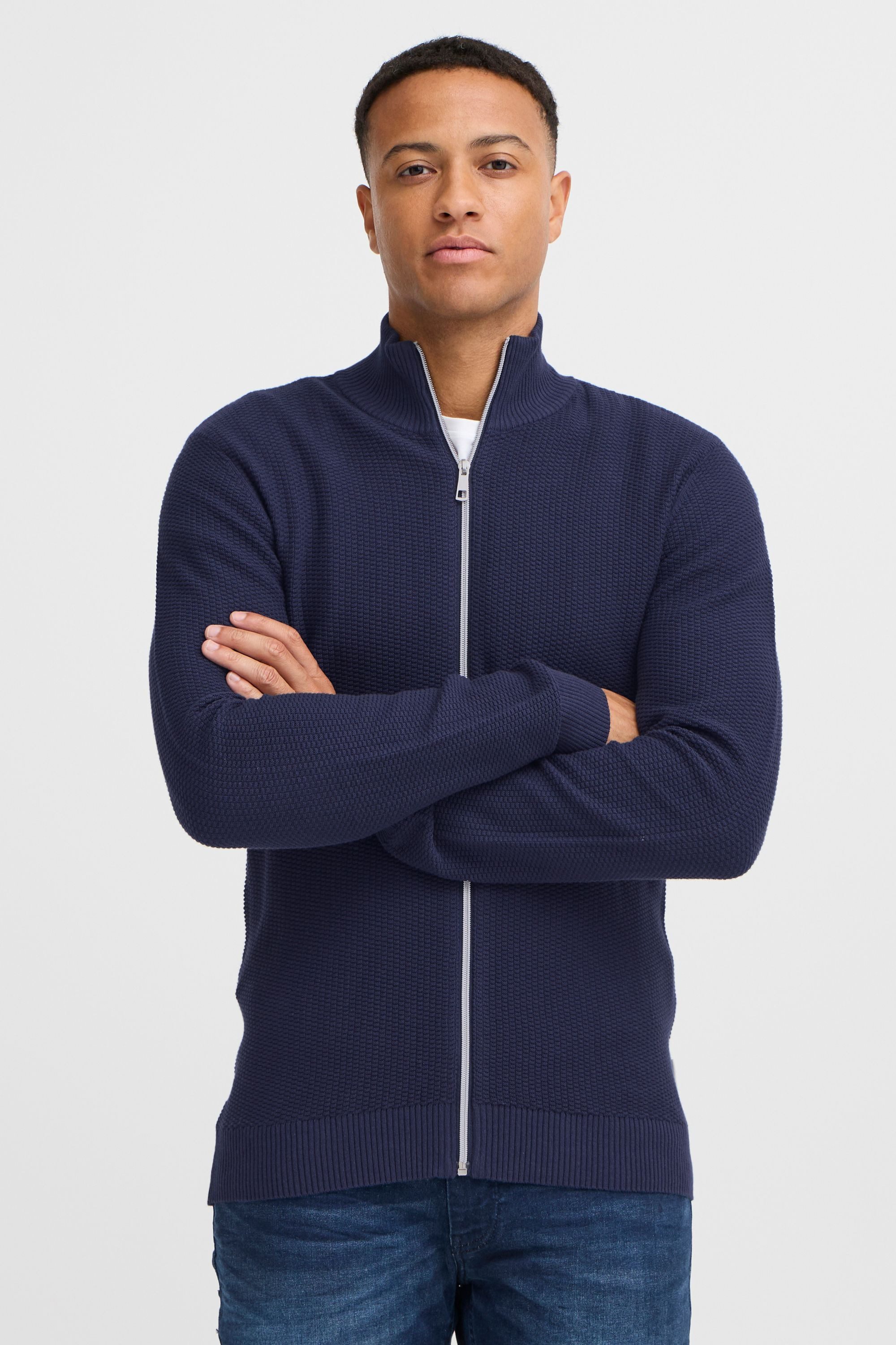 Blend Strickjacke BHMGOMAZ Stilvolle Strickjacke mit Reißverschluss günstig online kaufen