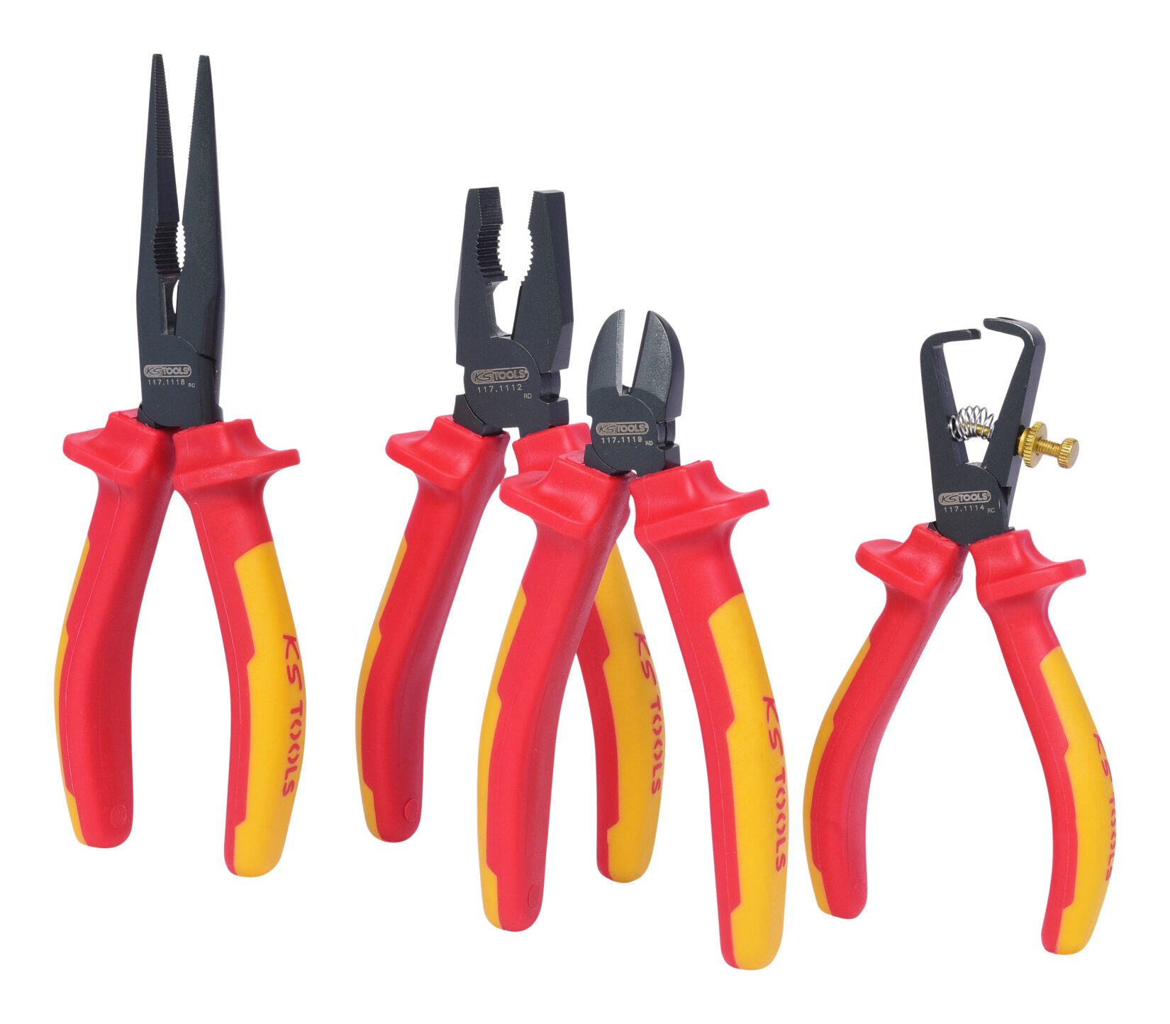 KS Tools Zangenset ERGOTORQUE VDE, 4-tlg., Zangen-Satz, 4-teilig Variante 2