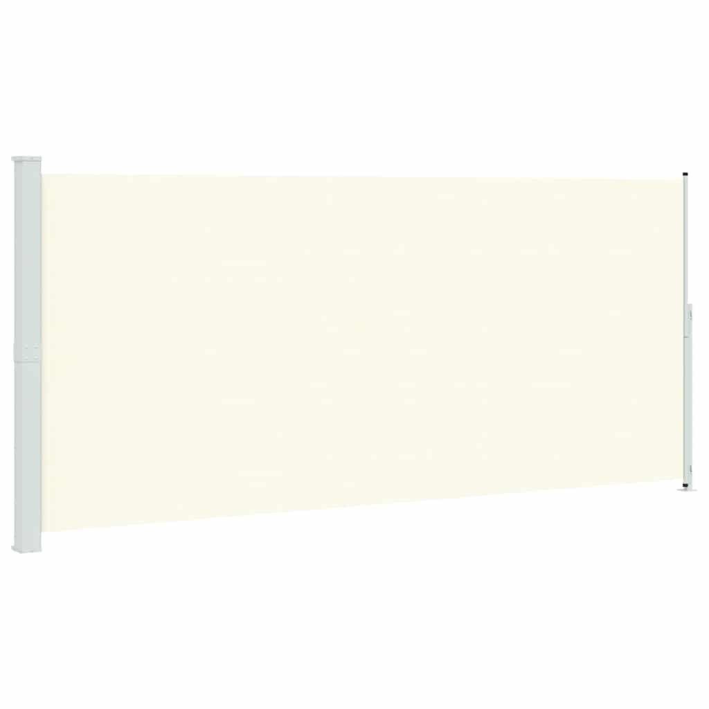 vidaXL Seitenmarkise Seitenmarkise Ausziehbar 220x500 cm Creme (1-St)