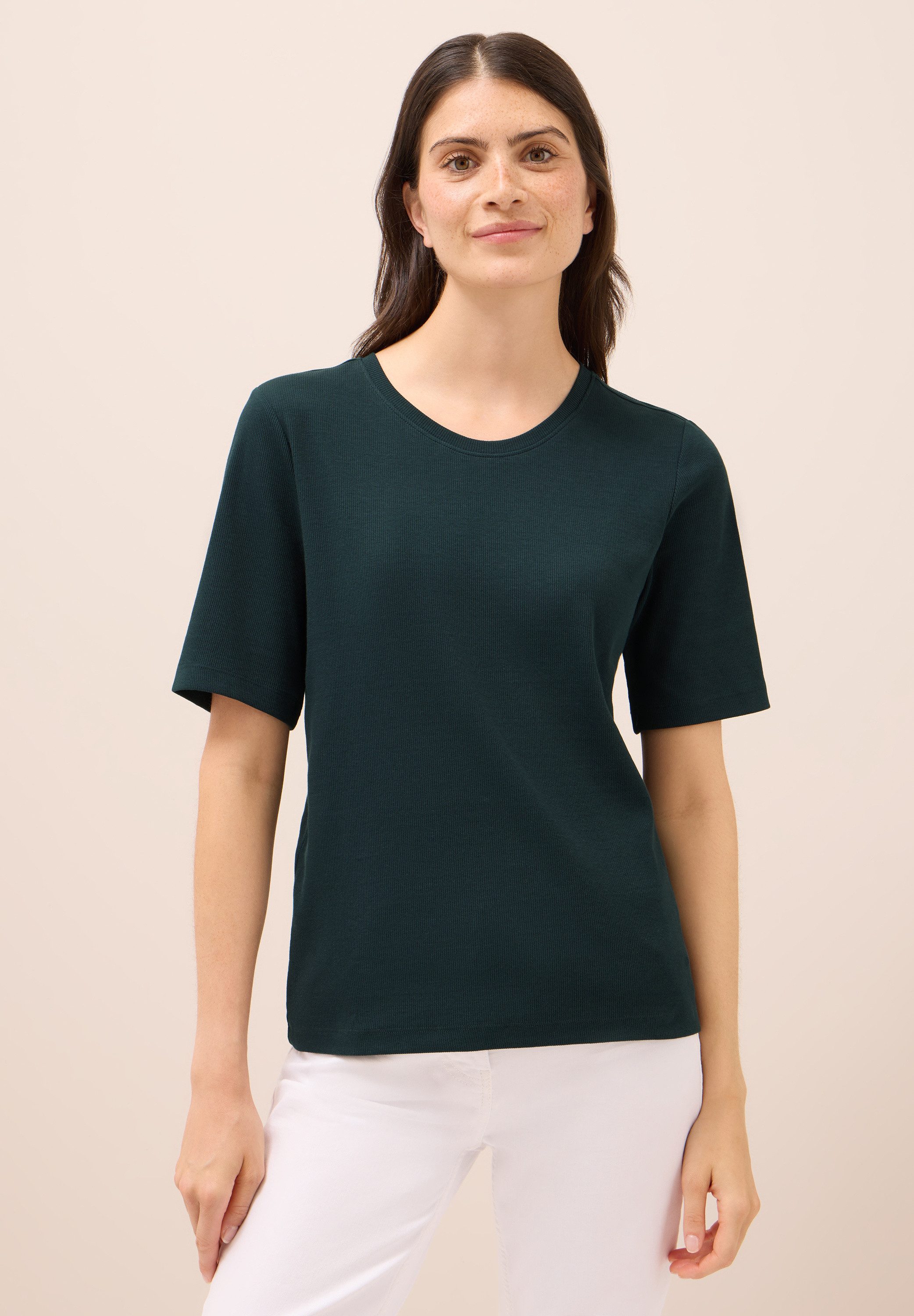CECIL T-Shirt aus Baumwolle mit Stretchante