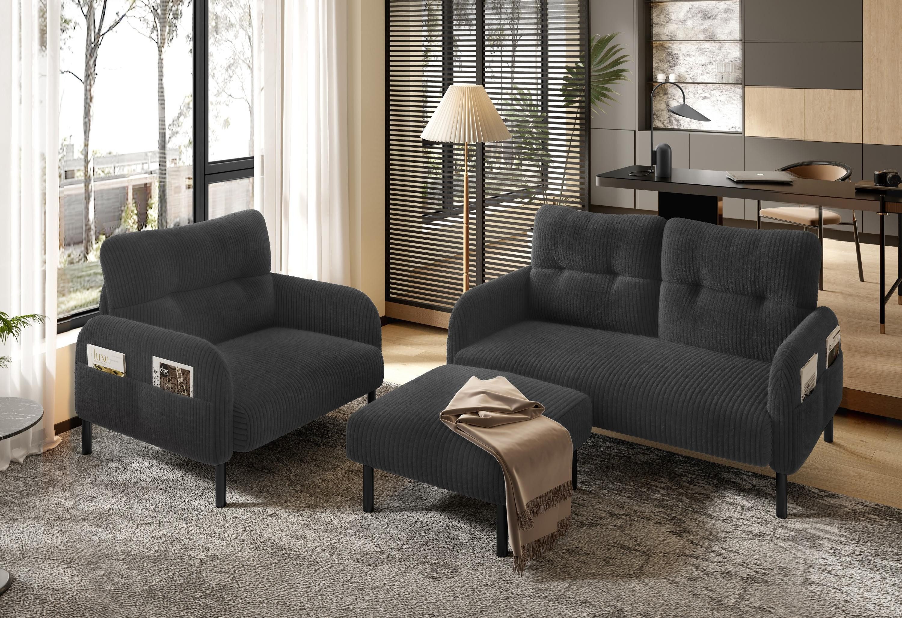 LVHOM Sofa Polstergarnitur, Sicher, komfortabel & multifunktional für Famil günstig online kaufen