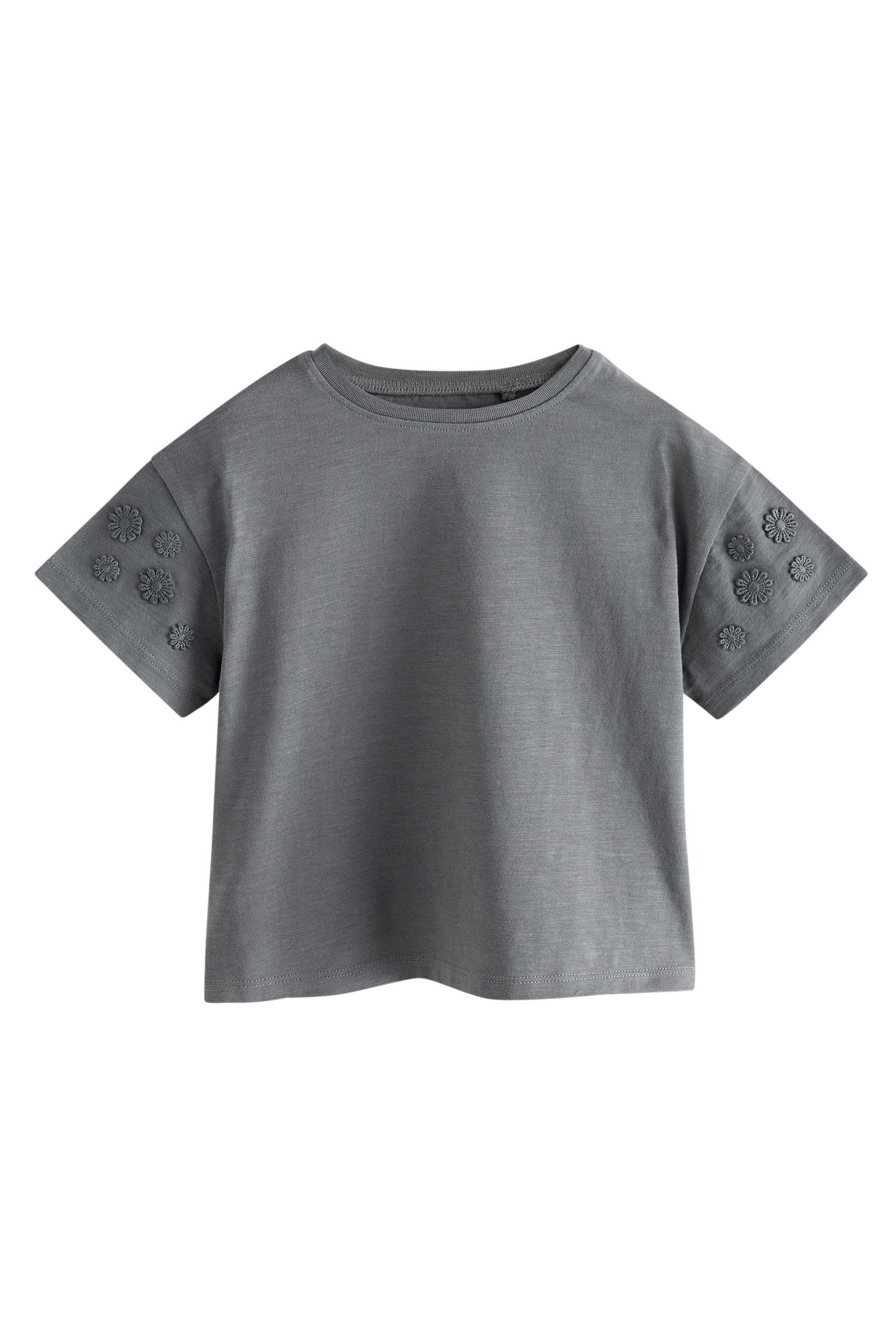 Next T-Shirt Kurzarmshirt aus 100 % Baumwolle günstig online kaufen