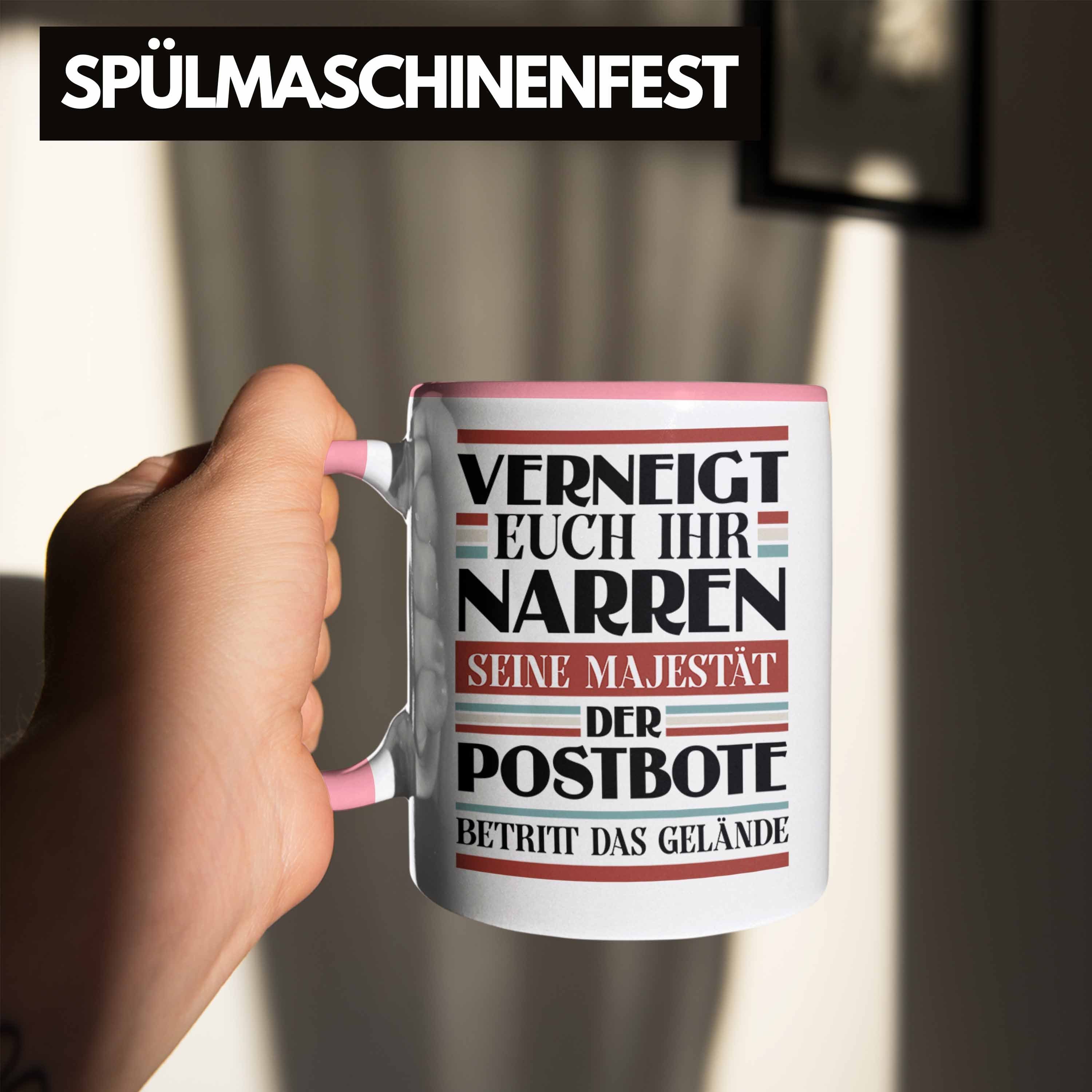 Postbote Lustig - Tasse Trendation Geschenk Trendation Männer Verneigt Rosa Euc Tasse Spruch