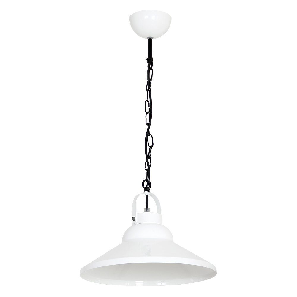 Pendelleuchte Vintage Weiße Lampe Metall Licht-Erlebnisse IRON, ohne Küche Hängelampe Pendelleuchte Leuchtmittel, Esszimmer