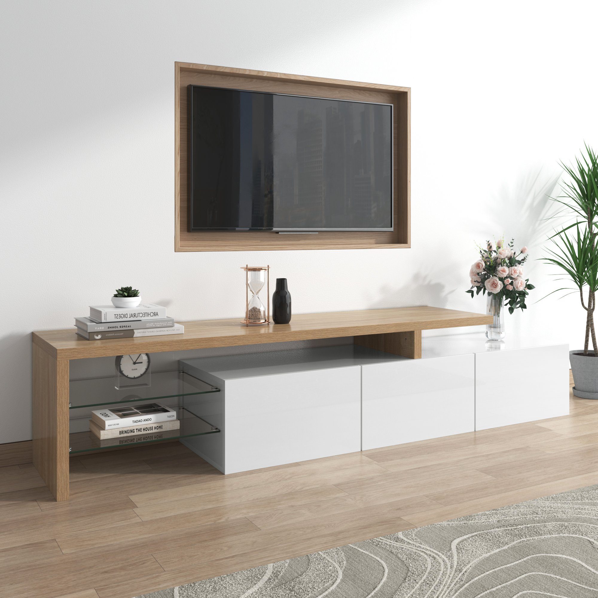 KLAM HOME TV-Schrank TV Lowboard mit günstig online kaufen