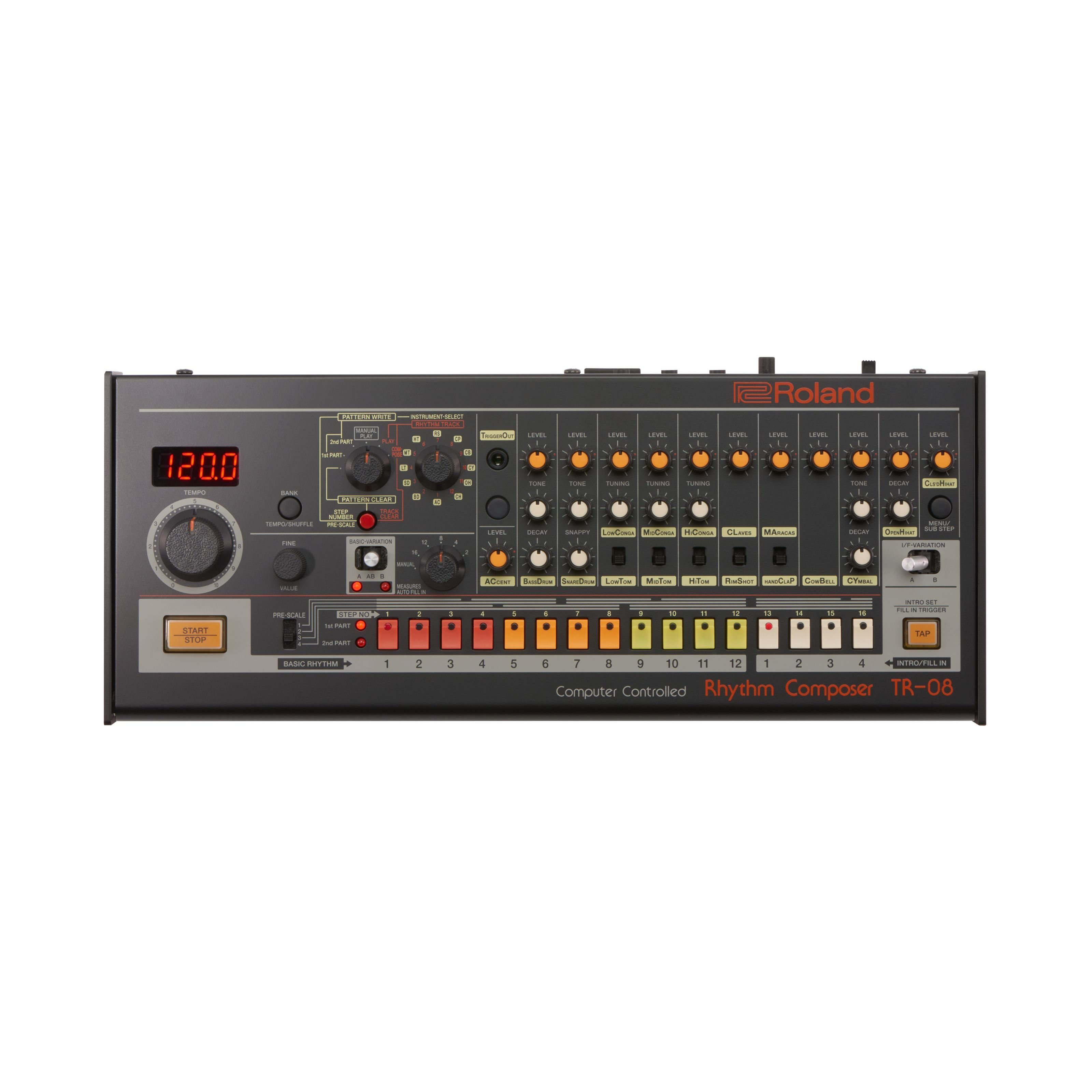 Roland Synthesizer (Groove-Tools, Drumcomputer), TR-08 - Drum Computer