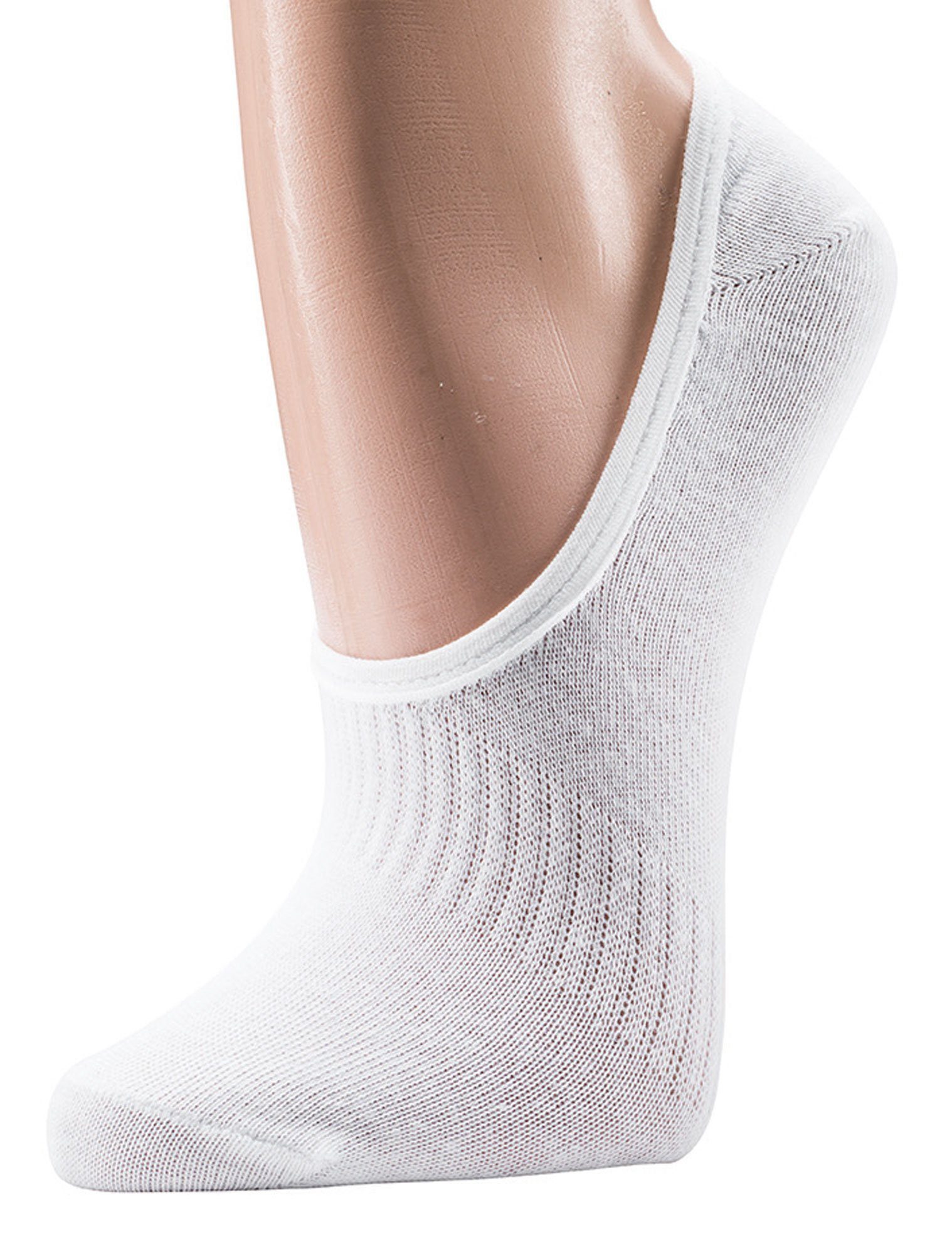 Socks 4 Fun Sneakersocken Footies Bambus 3er Bündel (3-er Bündel, 3-Paar, 3 Paar) besonders weiches Bambusmaterial