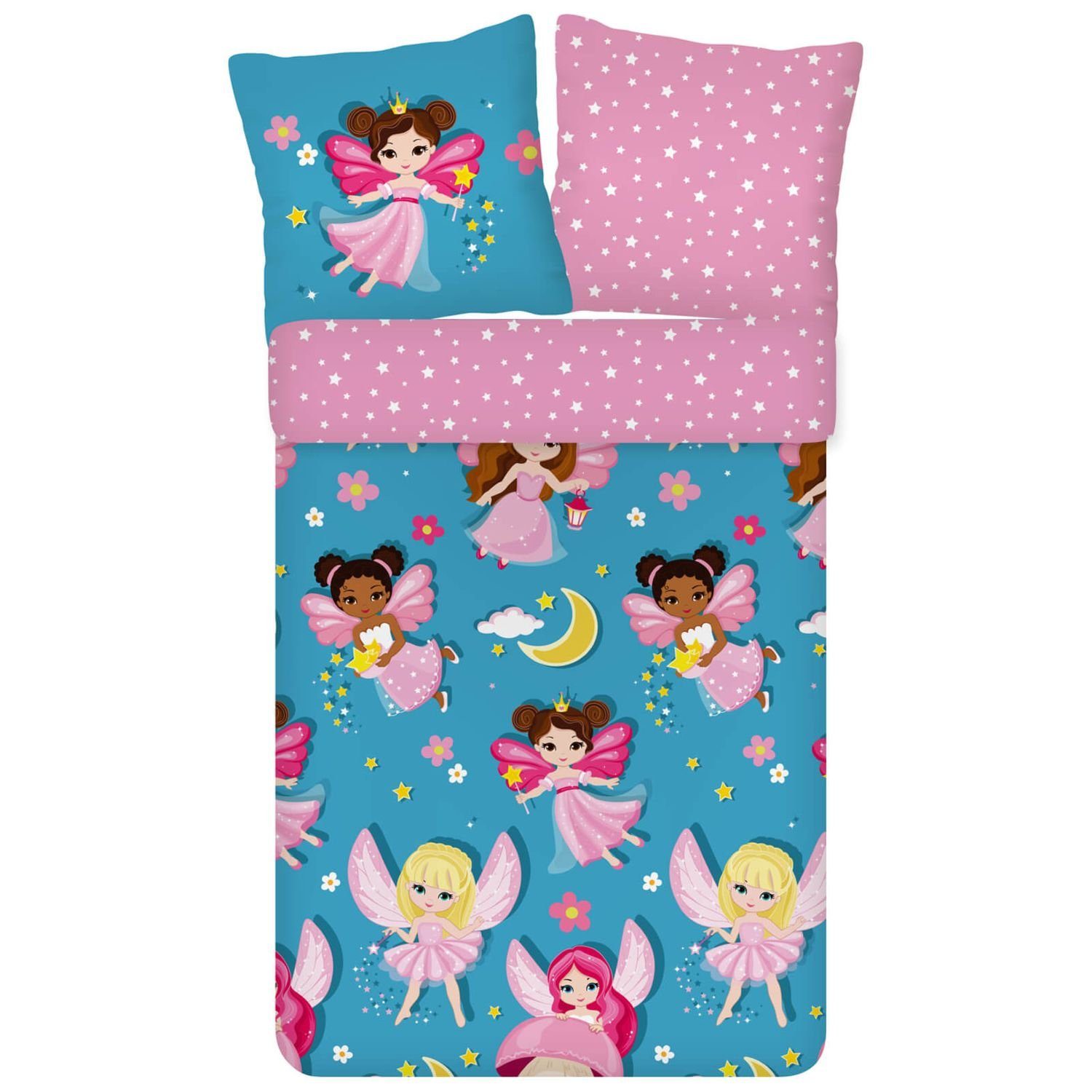 ESPiCO Kinderbettwäsche Fee Trendy Bedding, Renforcé, günstig online kaufen