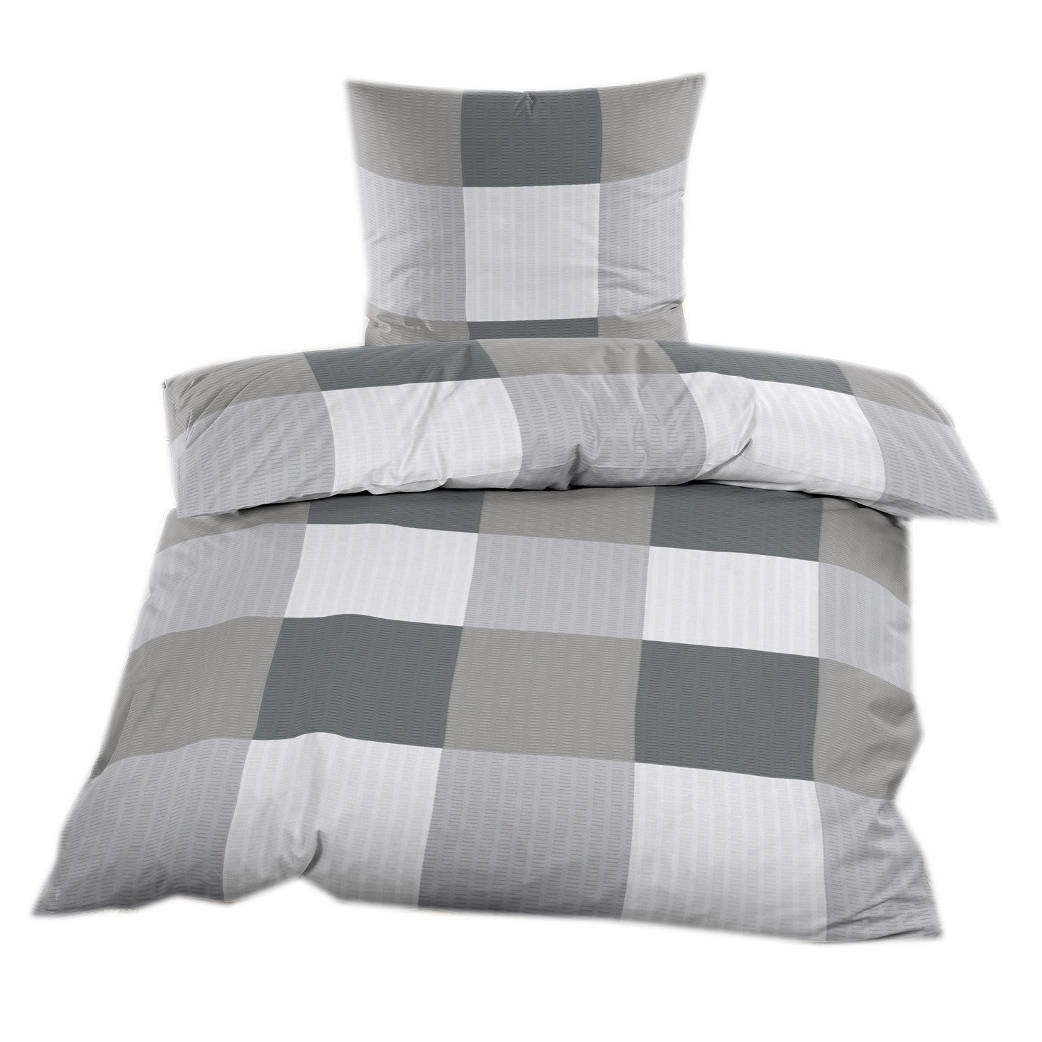 Casa Colori Bettwäsche Seersucker 135x200 Reißverschluss günstig online kaufen