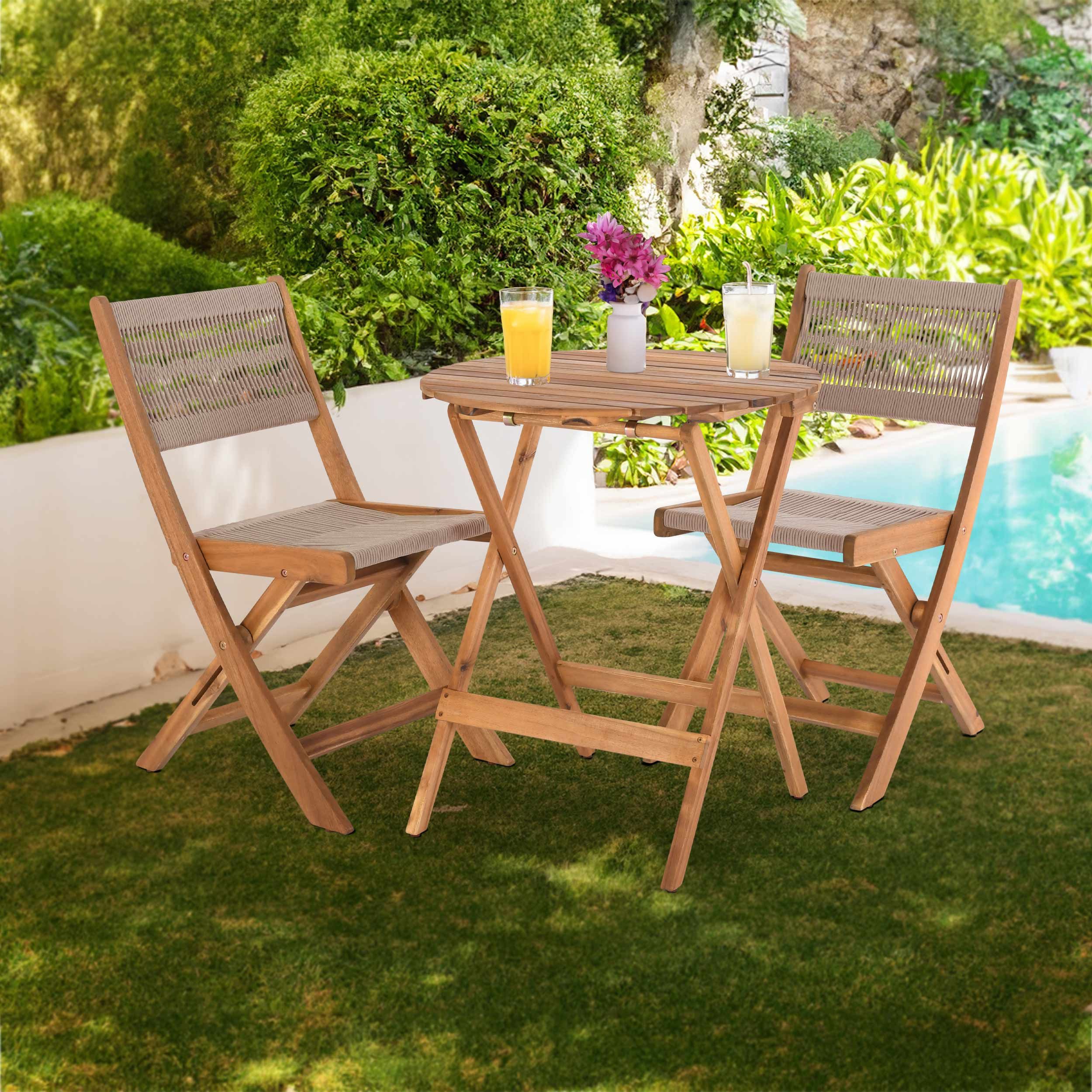 Raburg Balkonset Sitzgruppe Garten Holz wetterfest, günstig online kaufen