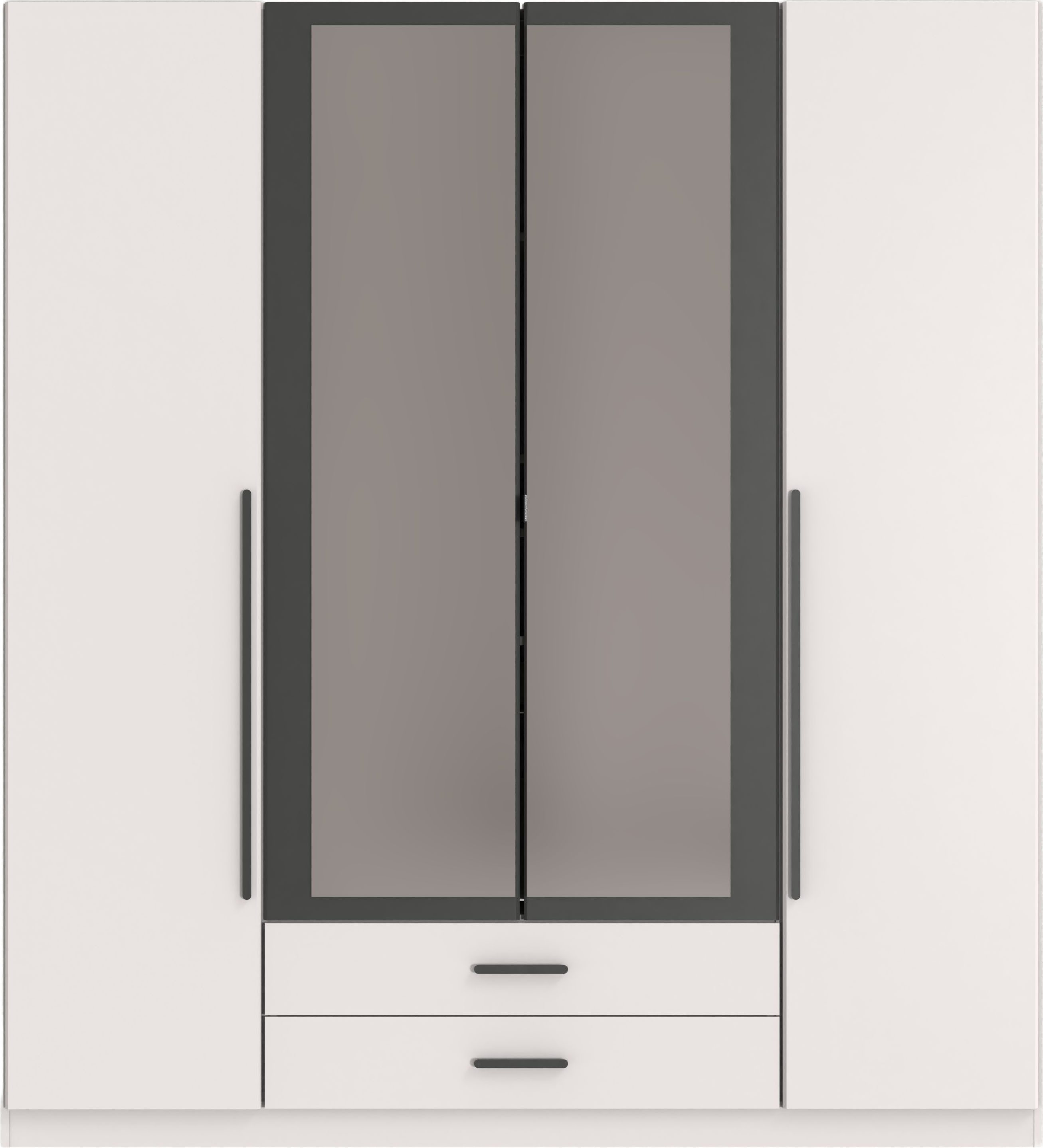 Wimex Kleiderschrank Marburg erhältlich in den Breiten 135cm & 180cm inkl. Spiegel und zwei Schubladen