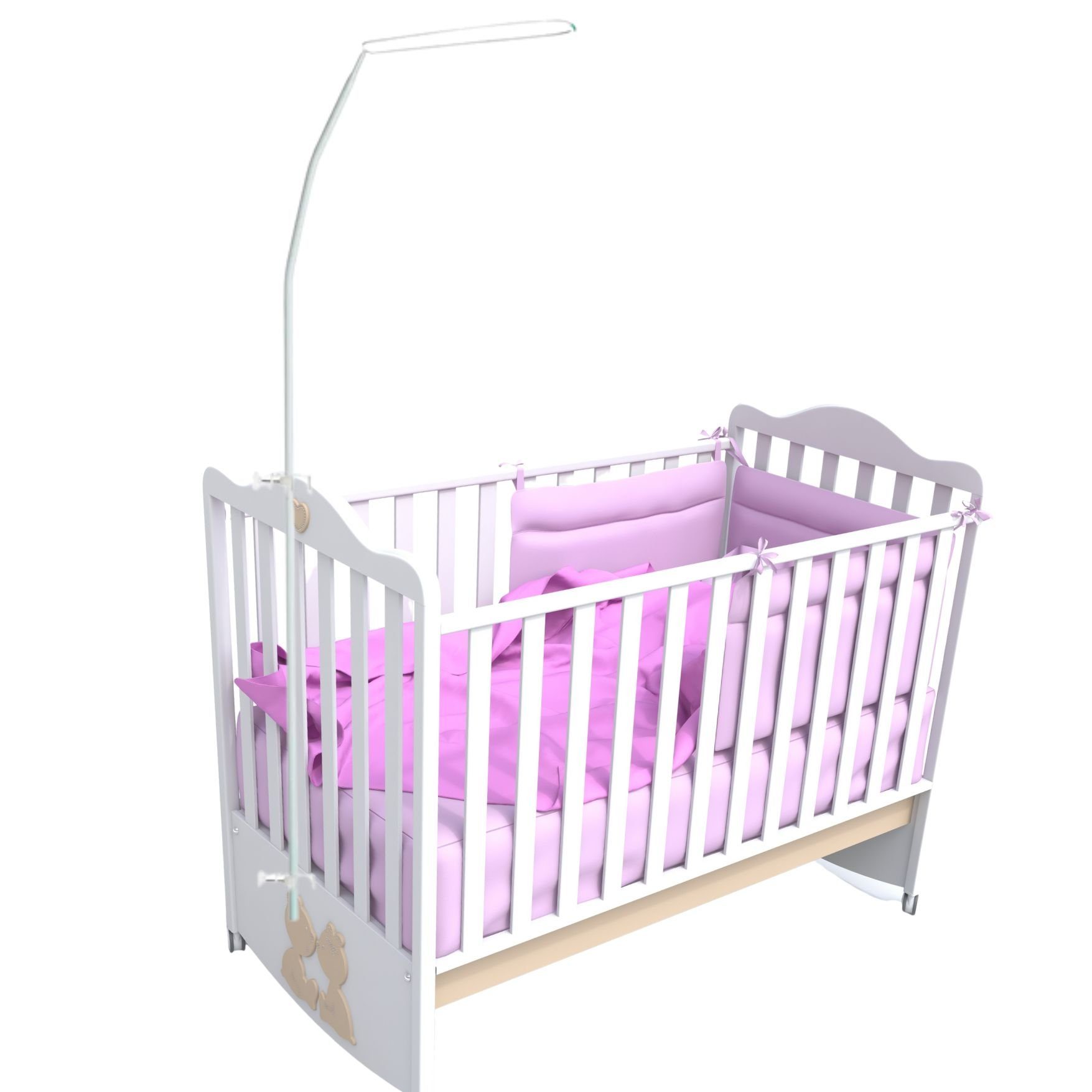 Babymajawelt Himmelstange Himmelstange Standard mit Befestigung weiß zum Fe günstig online kaufen