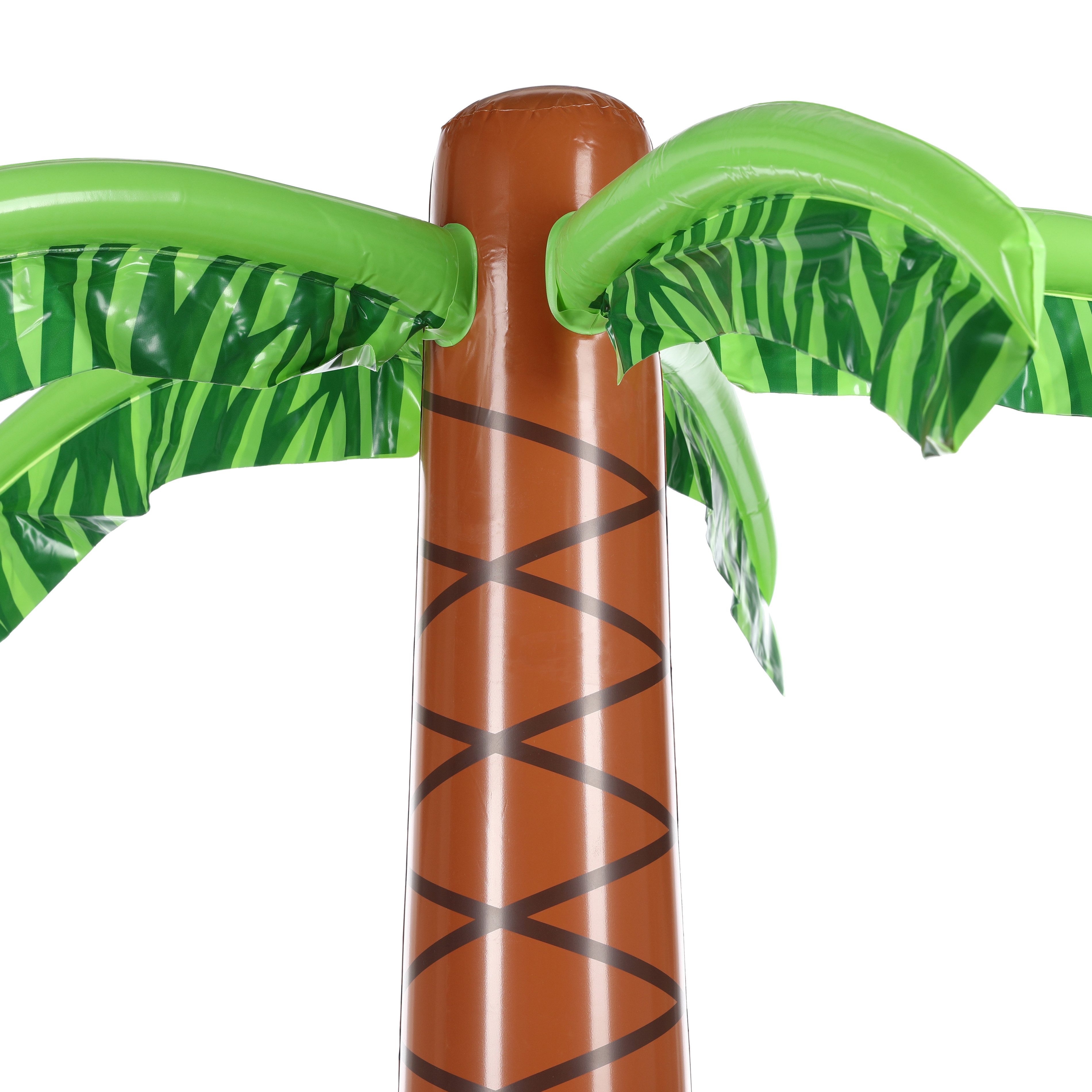 FunX Aufblasbares Partyzubehör Aufblasbare Palme XXL 180 cm, Sommer Party Zubehör für Beach-Partys