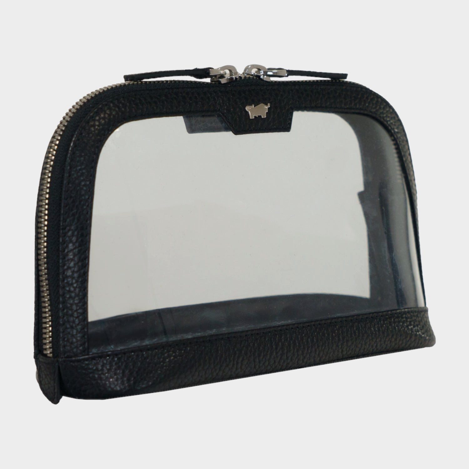 Braun Büffel Kulturbeutel Kosmetik Etui S schwarz