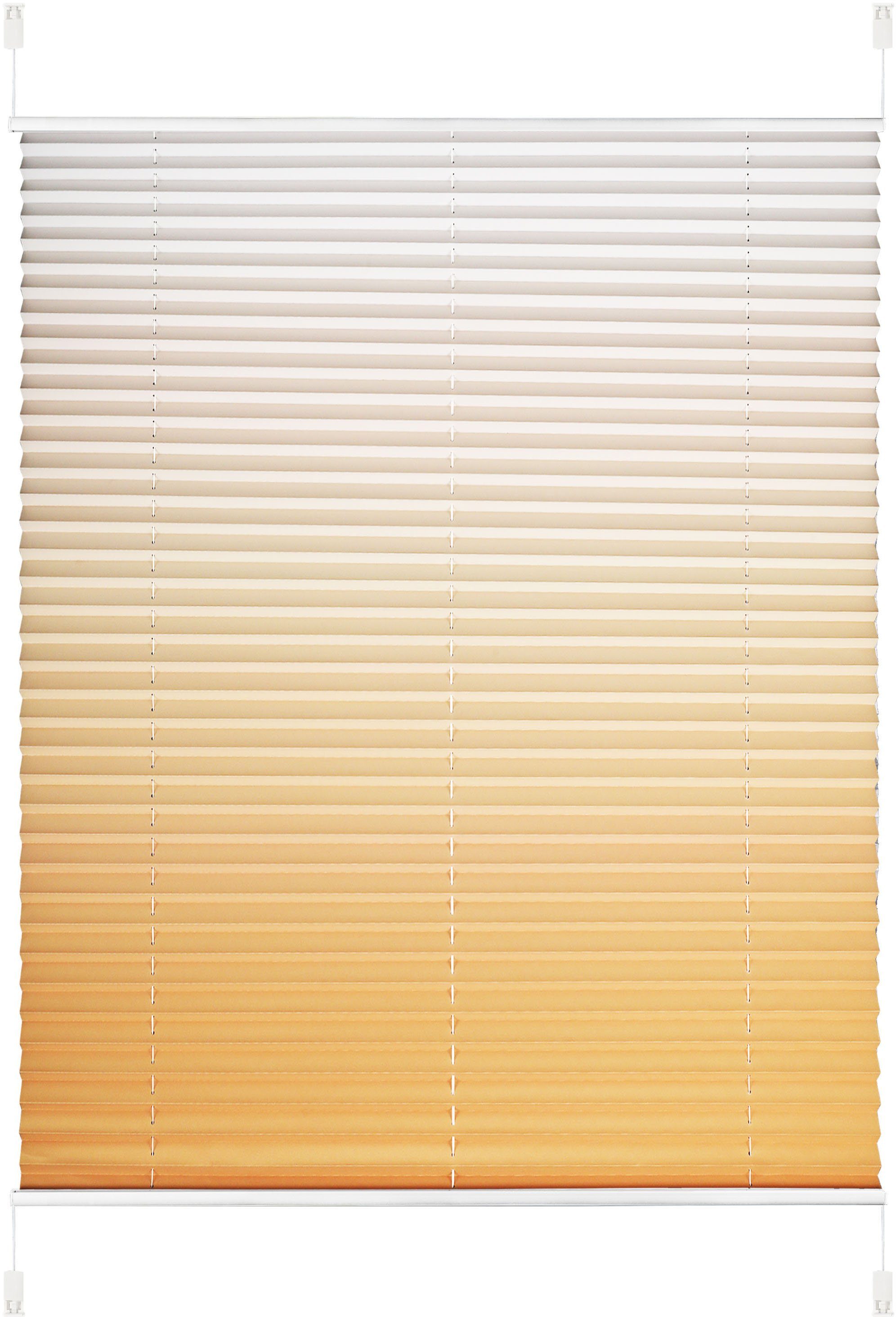 my home Plissee Ombré, Lichtschutz, ohne Bohren, verspannt, Klemmfix, Fixma günstig online kaufen