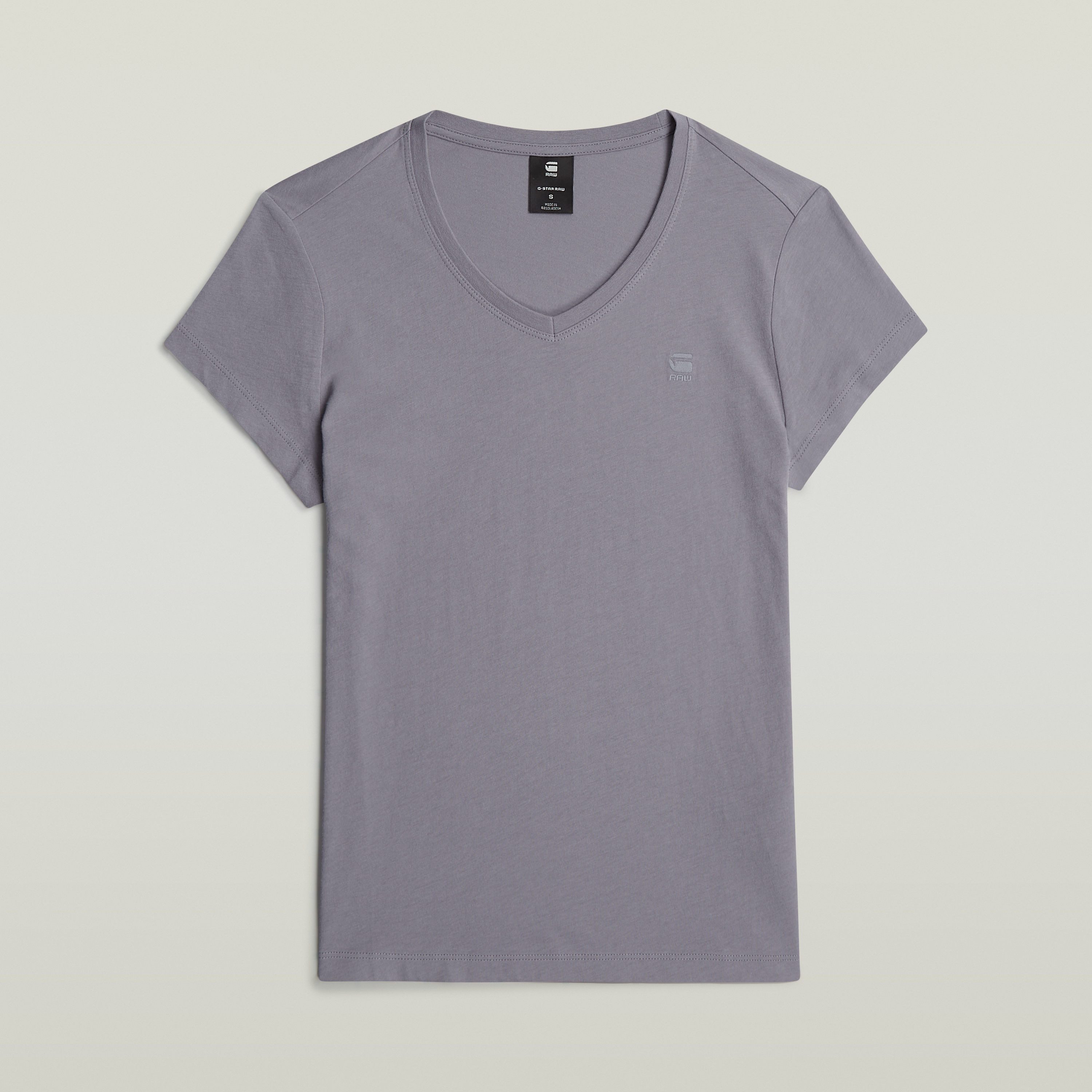 G-STAR V-Shirt Eyben mit Label – Bild 5 von 5