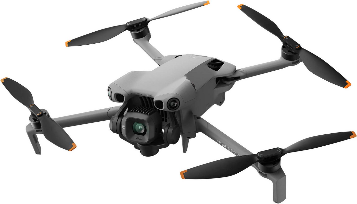 DJI Mini 5 Pro Fly More Combo (DJI RC2) Drohne (4K Ultra HD, DJI RC 2 Fernsteuerung, 3 Akkus, Ladestation, Filterset und Tasche) grau