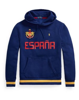 Ralph Lauren Sweatshirt POLO RALPH LAUREN FOOTBALL WORLD CUP SPAIN HOODIE SWEATER KAPUZEN-SWEA