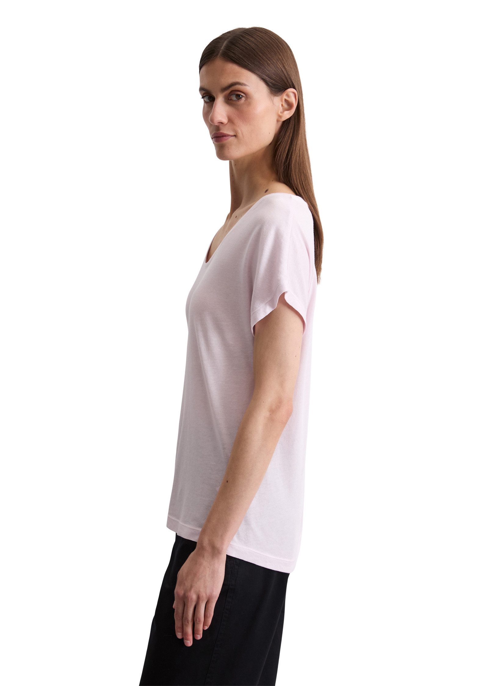 Marc O'Polo T-Shirt aus Viskose-Organic-Cotton-Mix günstig online kaufen