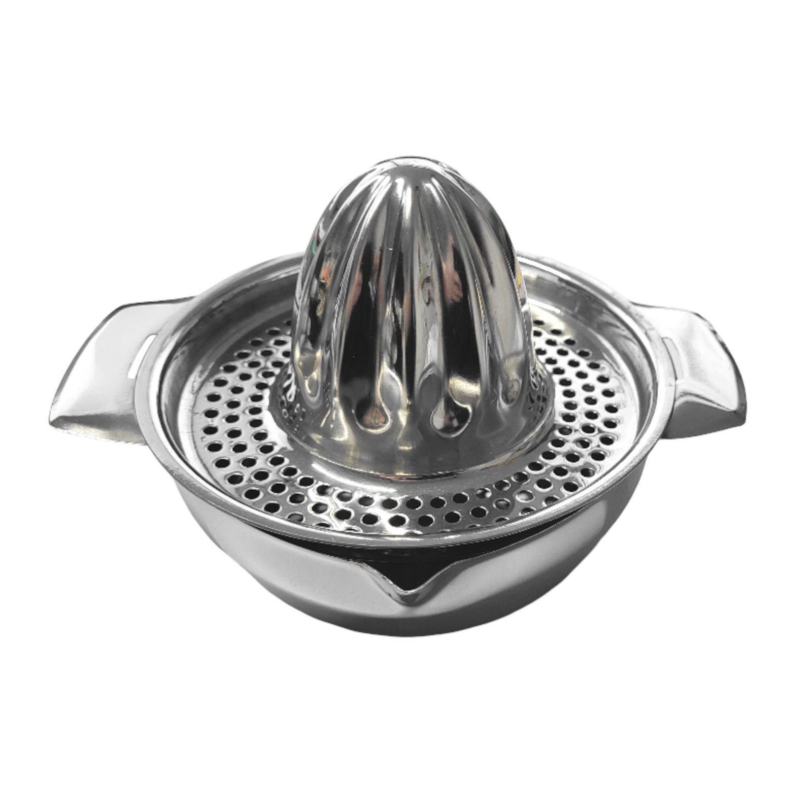 BURI Entsafter Edelstahl Zitruspresse Zitronenpresse Saftpresse Fruchtpresse Presse