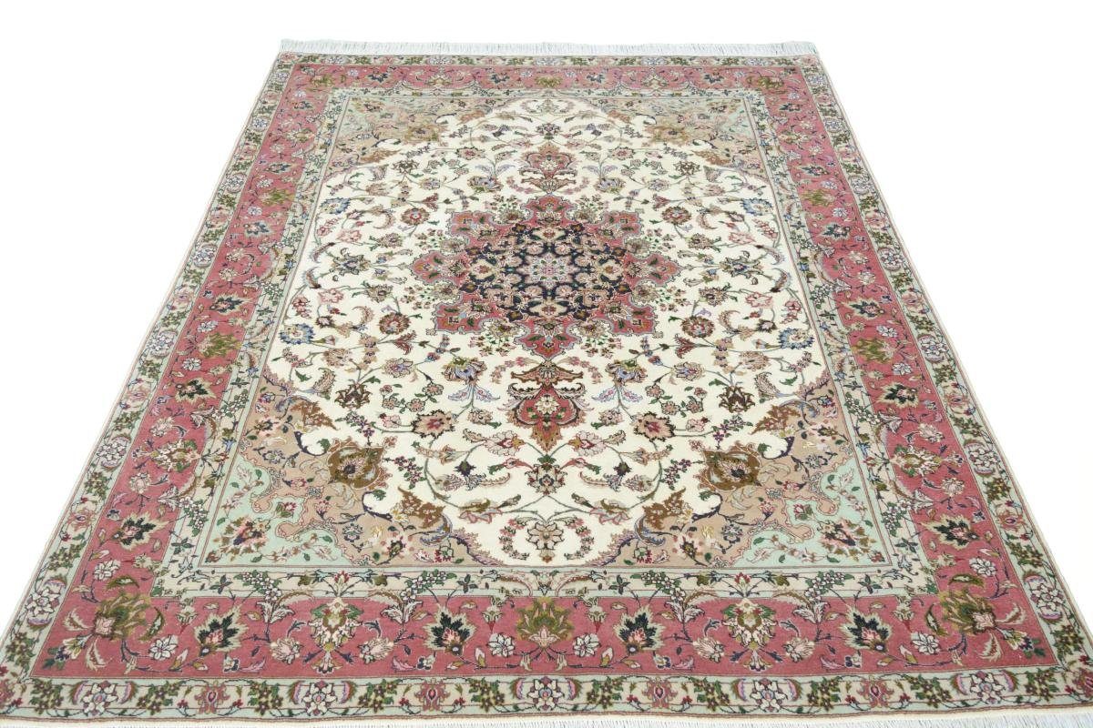 Orientteppich Täbriz Trading, Handgeknüpfter Perserteppich, Höhe: Orientteppich 10 / rechteckig, mm Nain 155x205