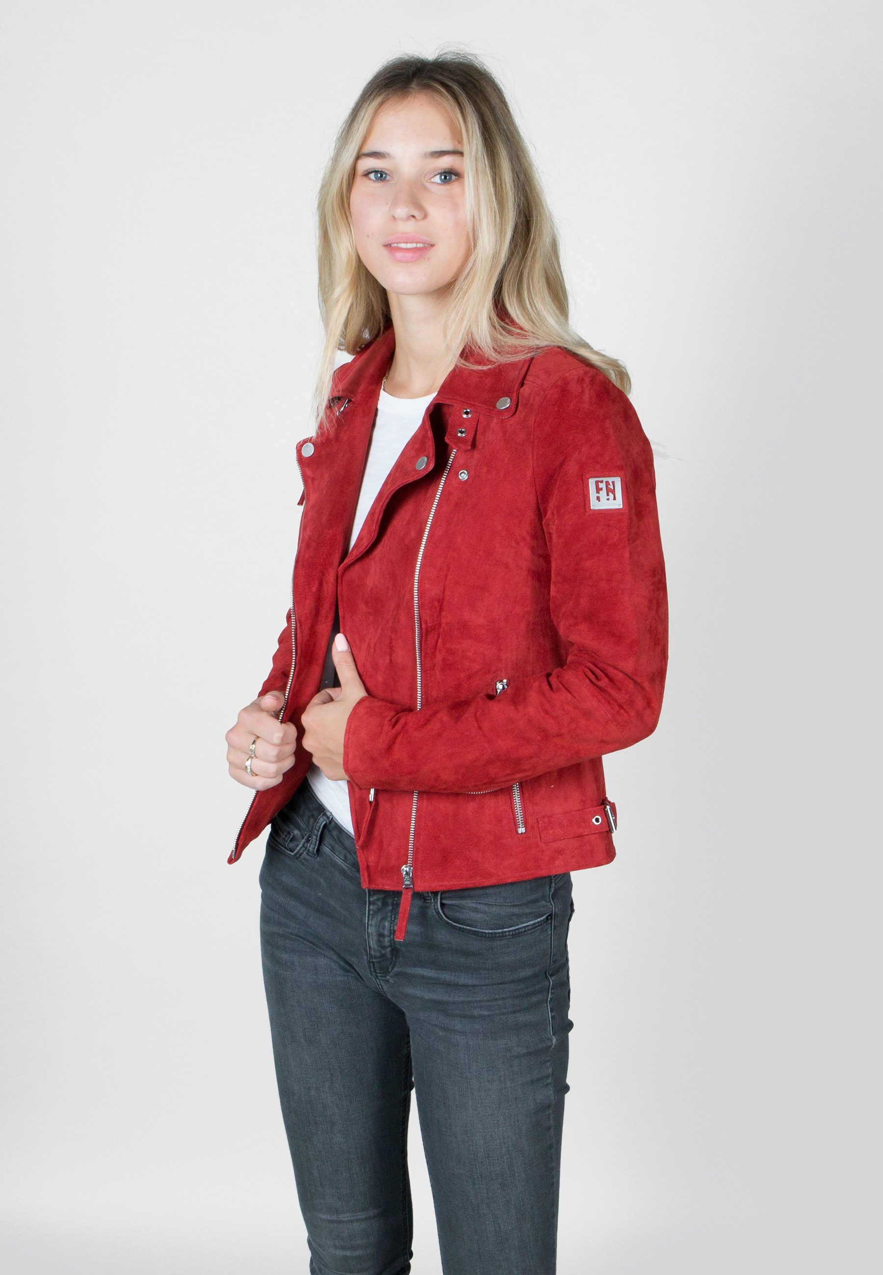 Freaky Nation Lederjacke Biker Princess-FN günstig online kaufen