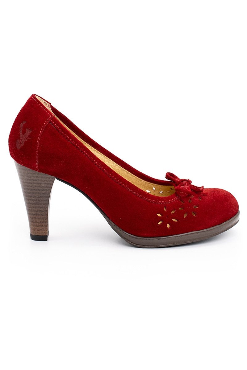 Spieth & Wensky Trachtenpumps - JENA - rot, ruß Pumps