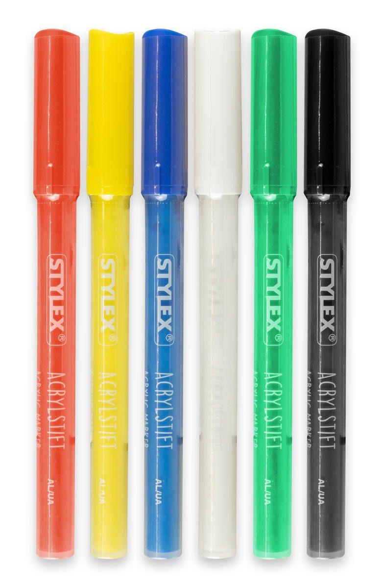 Stylex Malstift STY Acrylmalstifte Grundsortiment 6er