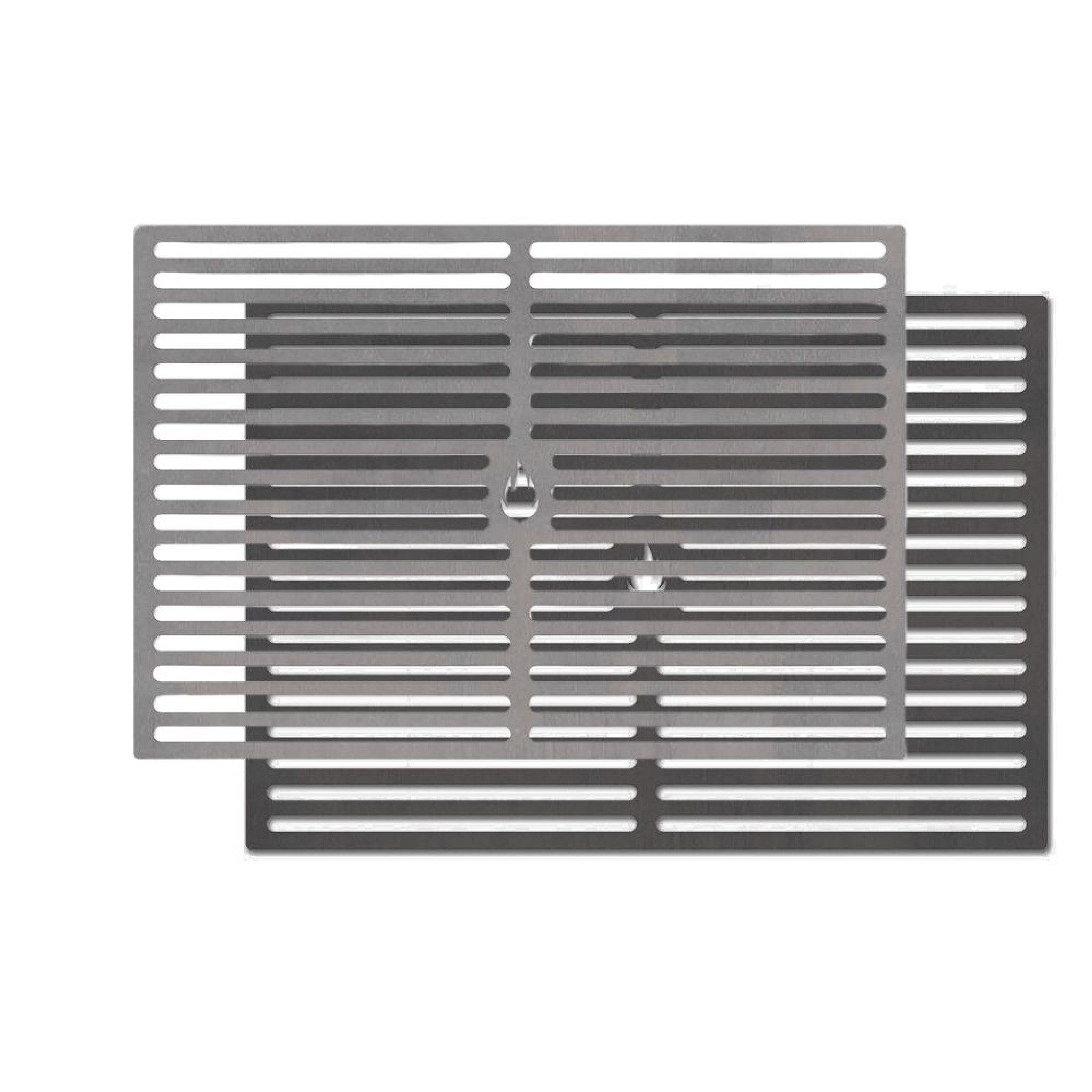 Feuerfest 123 GmbH Grillrost Grillrost im 2-er Set 76 x 29 cm passend für Weber**