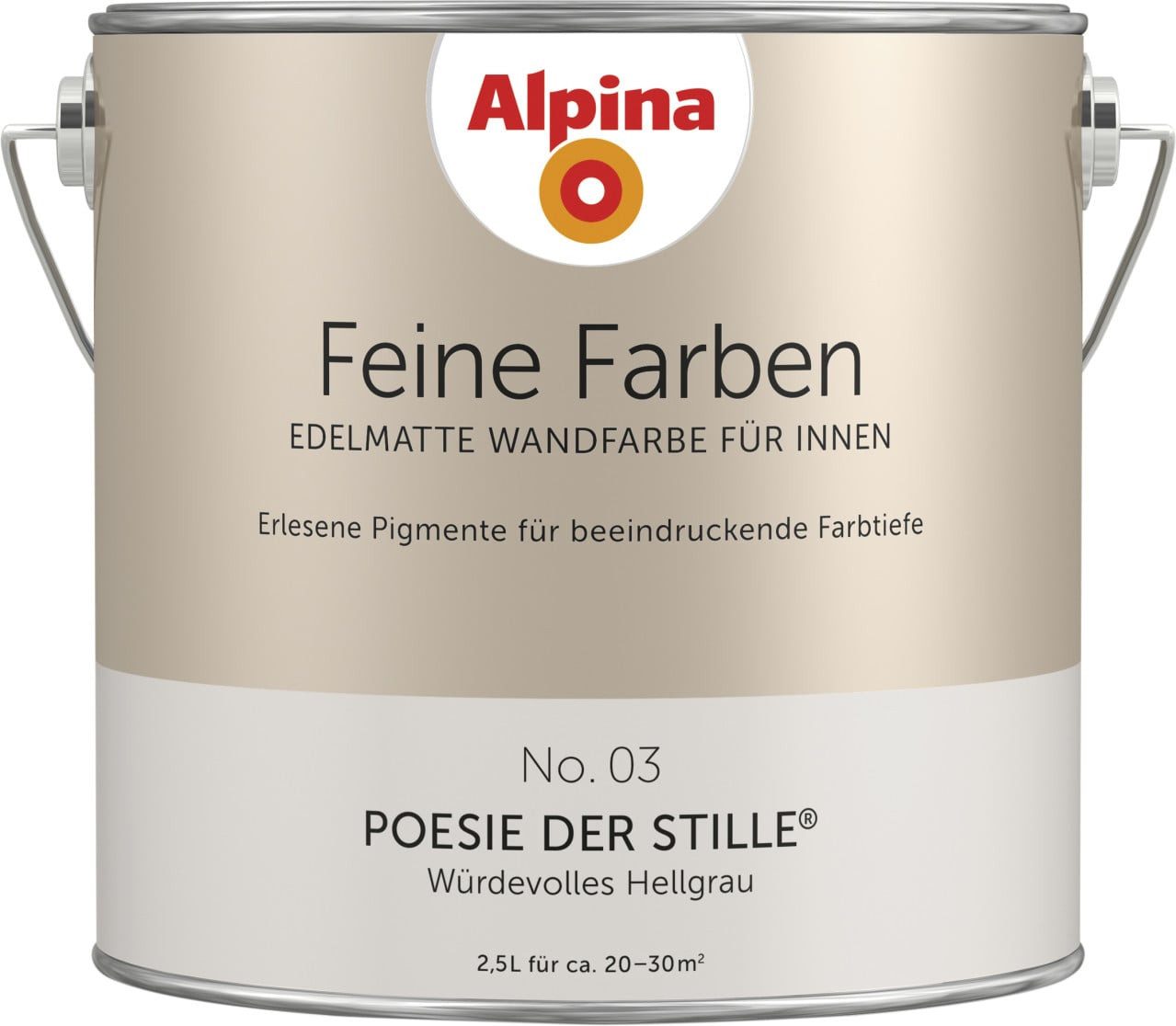 Alpina Wandfarbe Alpina Feine Farben Wandfarbe No. 03 Poesie der