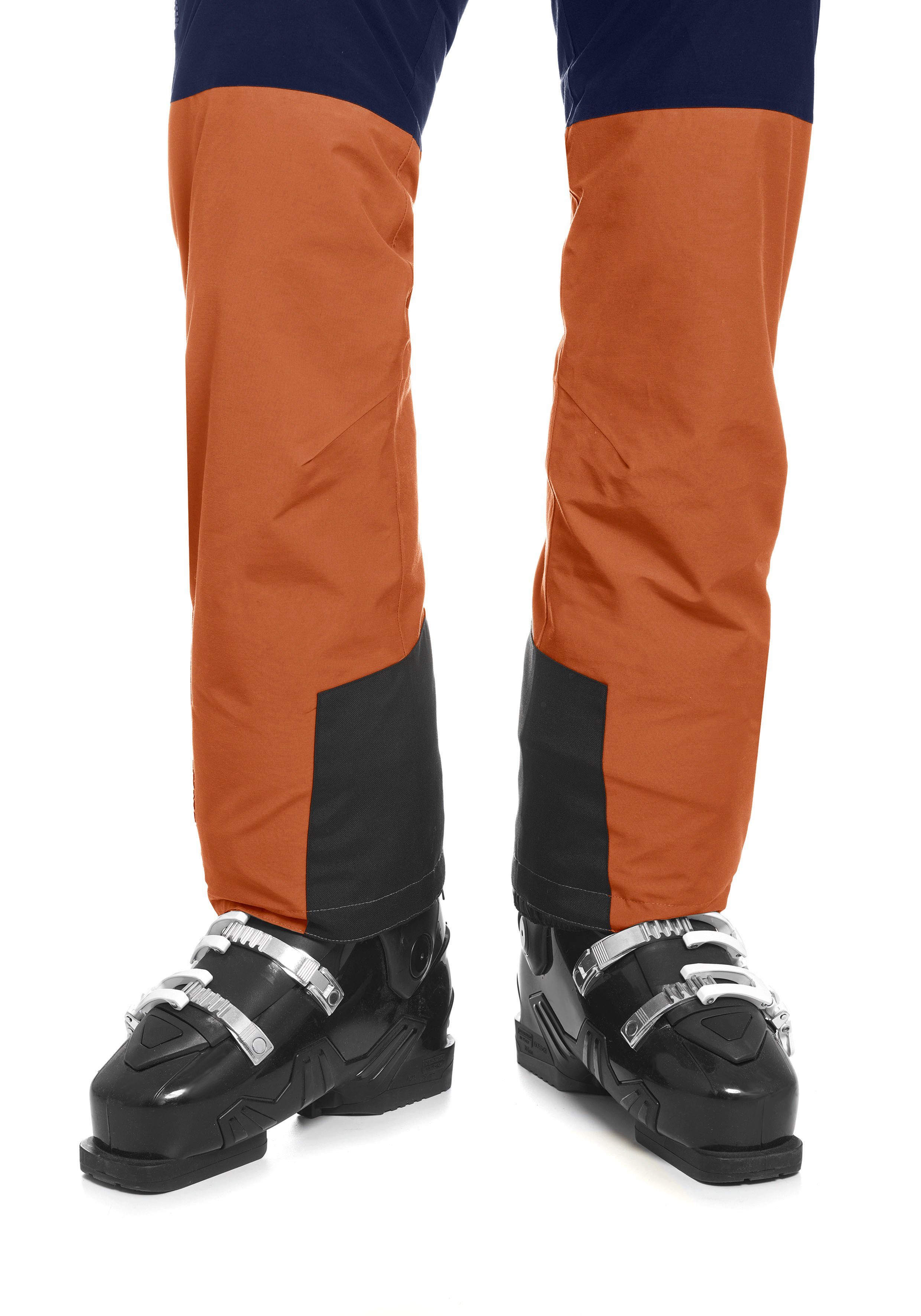 Piste geschnittene Skihose Backline Pants Gelände für Sports und Maier Lässig Skihose rostbraun W