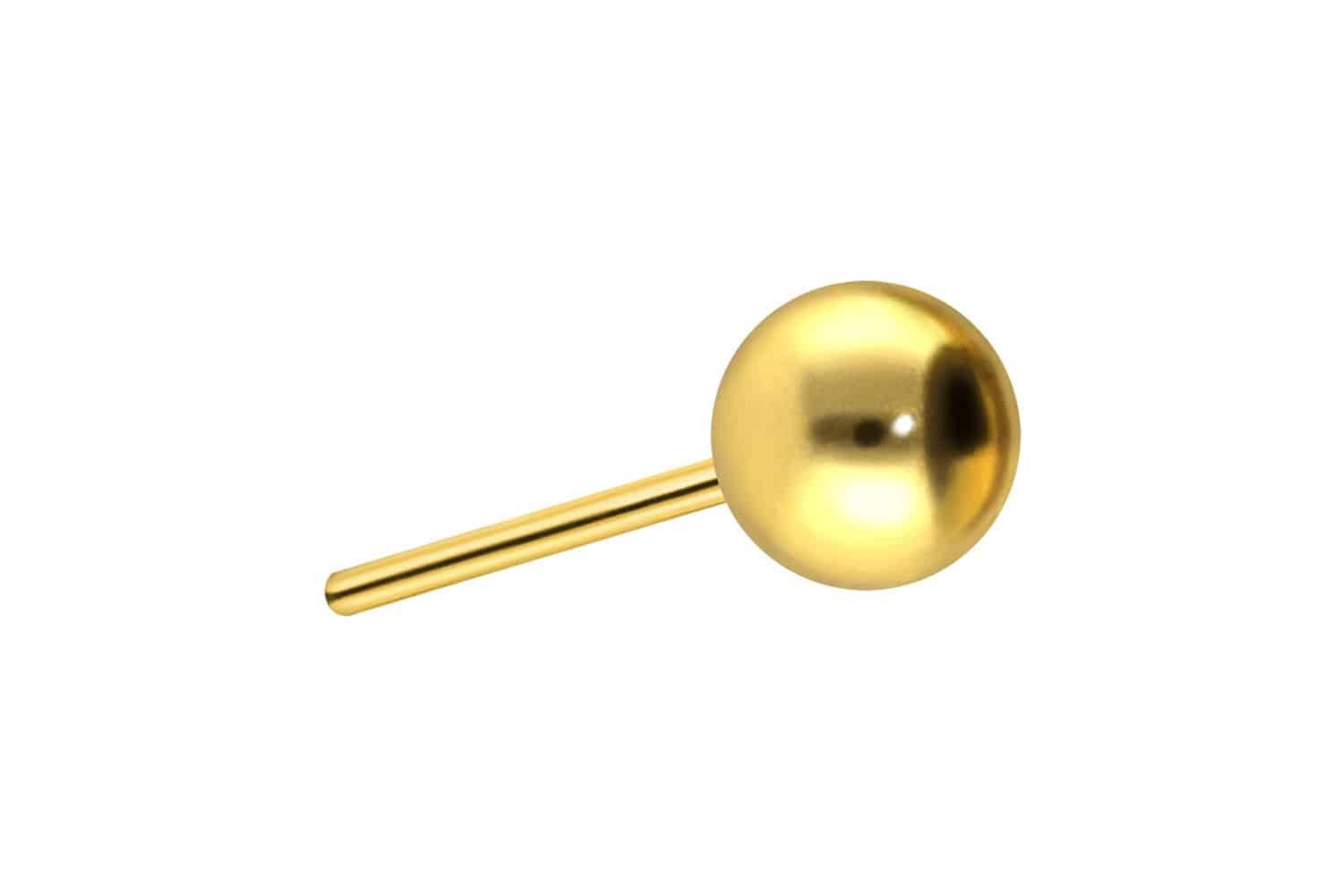 Piercing-Set Titan Kugel mit Push Pin