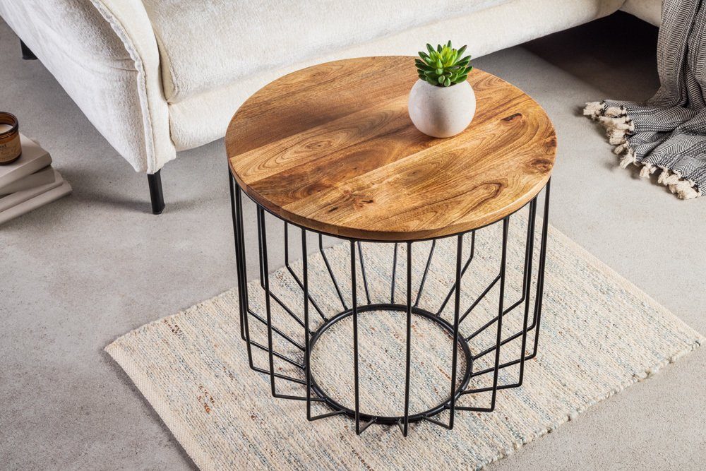 riess-ambiente Couchtisch FACTORY LOFT Ø50cm natur günstig online kaufen