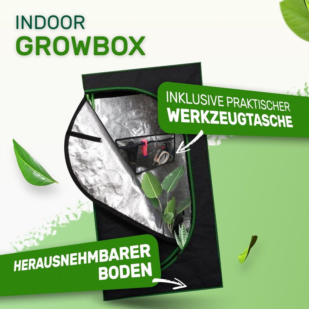 Melko Gewächshaus Gewächshaus Growbox Pflanzenzelt Zuchtzelt günstig online kaufen