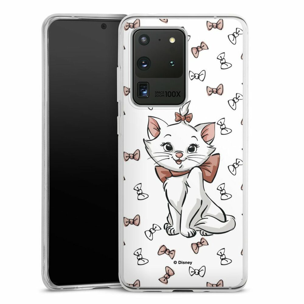 DeinDesign Handyhülle Aristocats Marie Disney Katze Marie Shy, Samsung Galaxy S20 Ultra Silikon Hülle Bumper Case Handy Schutzhülle